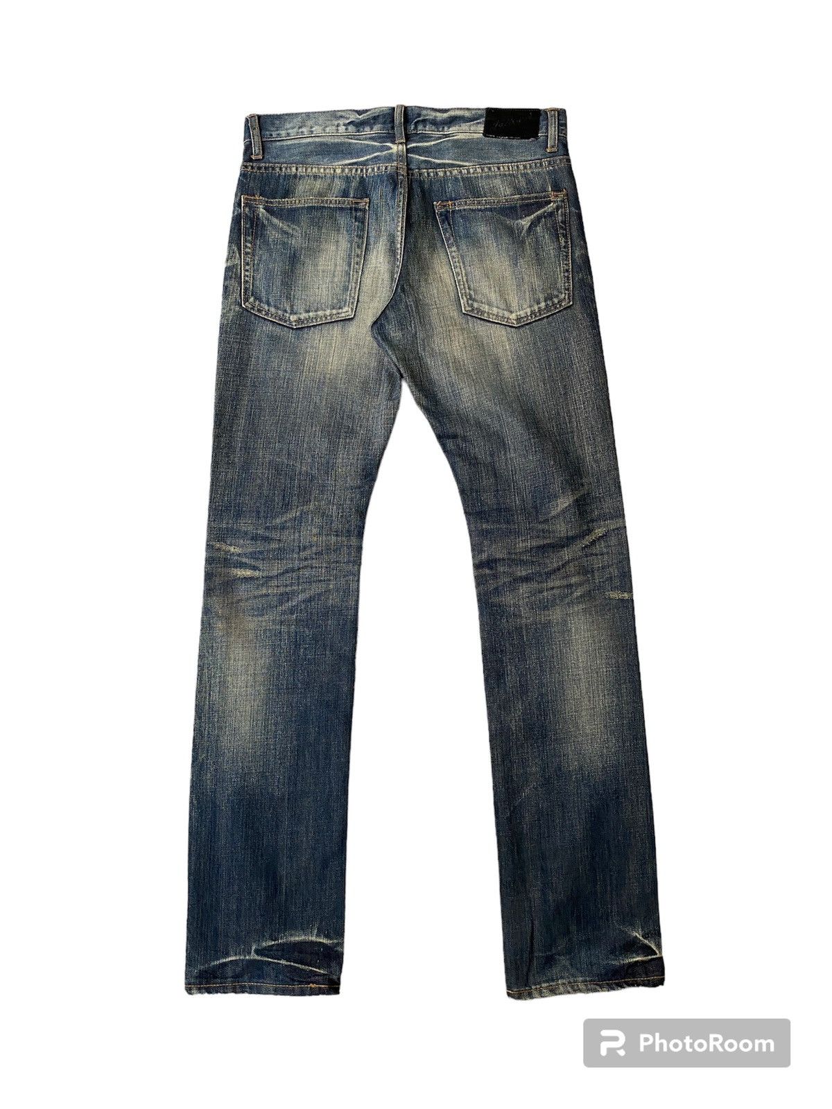 JACKROSE Jack Rose Japan Blue Faded Rusty Claw Marks Denim Size US 32 / EU 48 - 2 Thumbnail