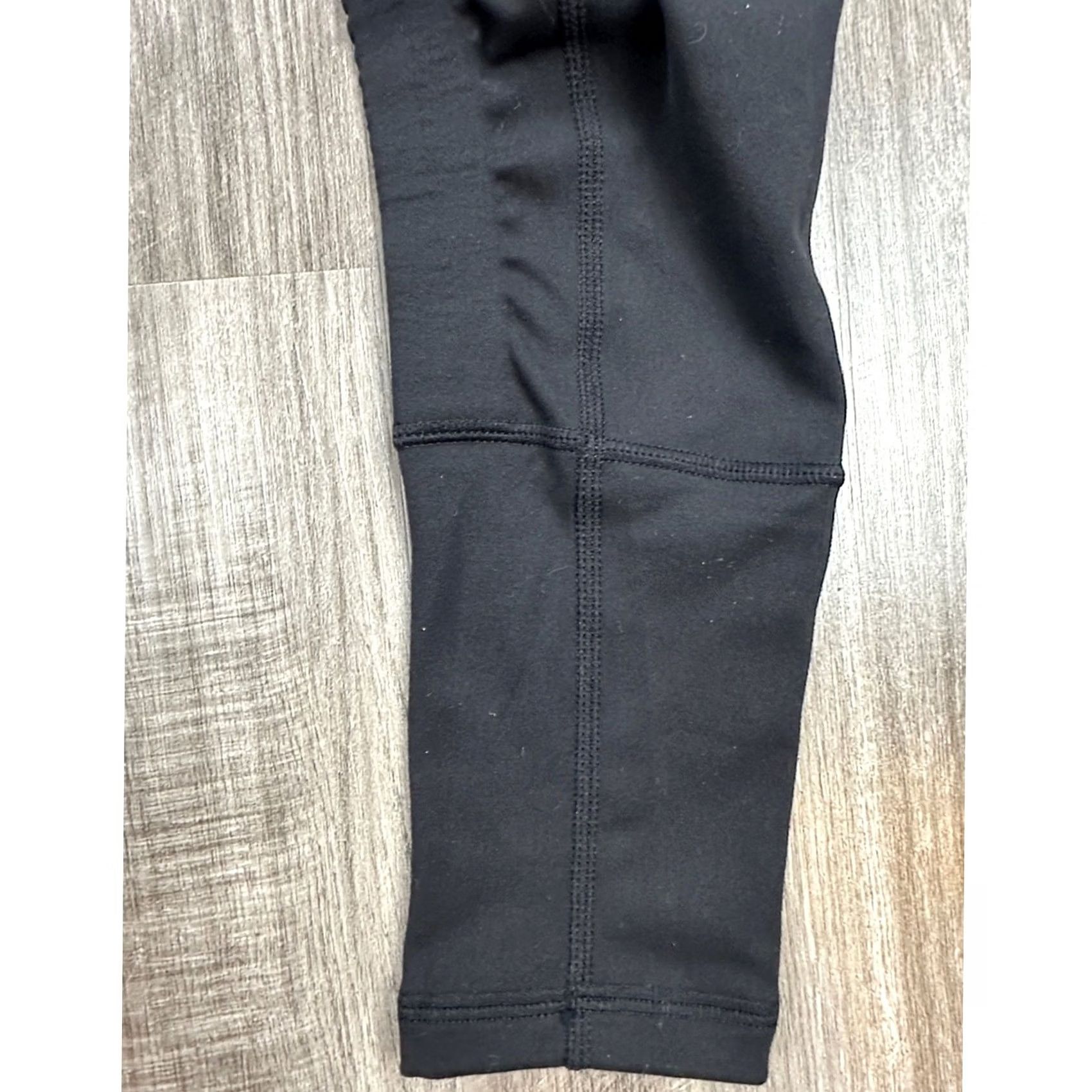 Vintage Sweetflexx Black High Rise Pockets Full Length Leggings - 4 Women Size 4 Regular Compression Polyester Spandex Leggings Size 27" / US 4 / IT 40 - 3 Thumbnail