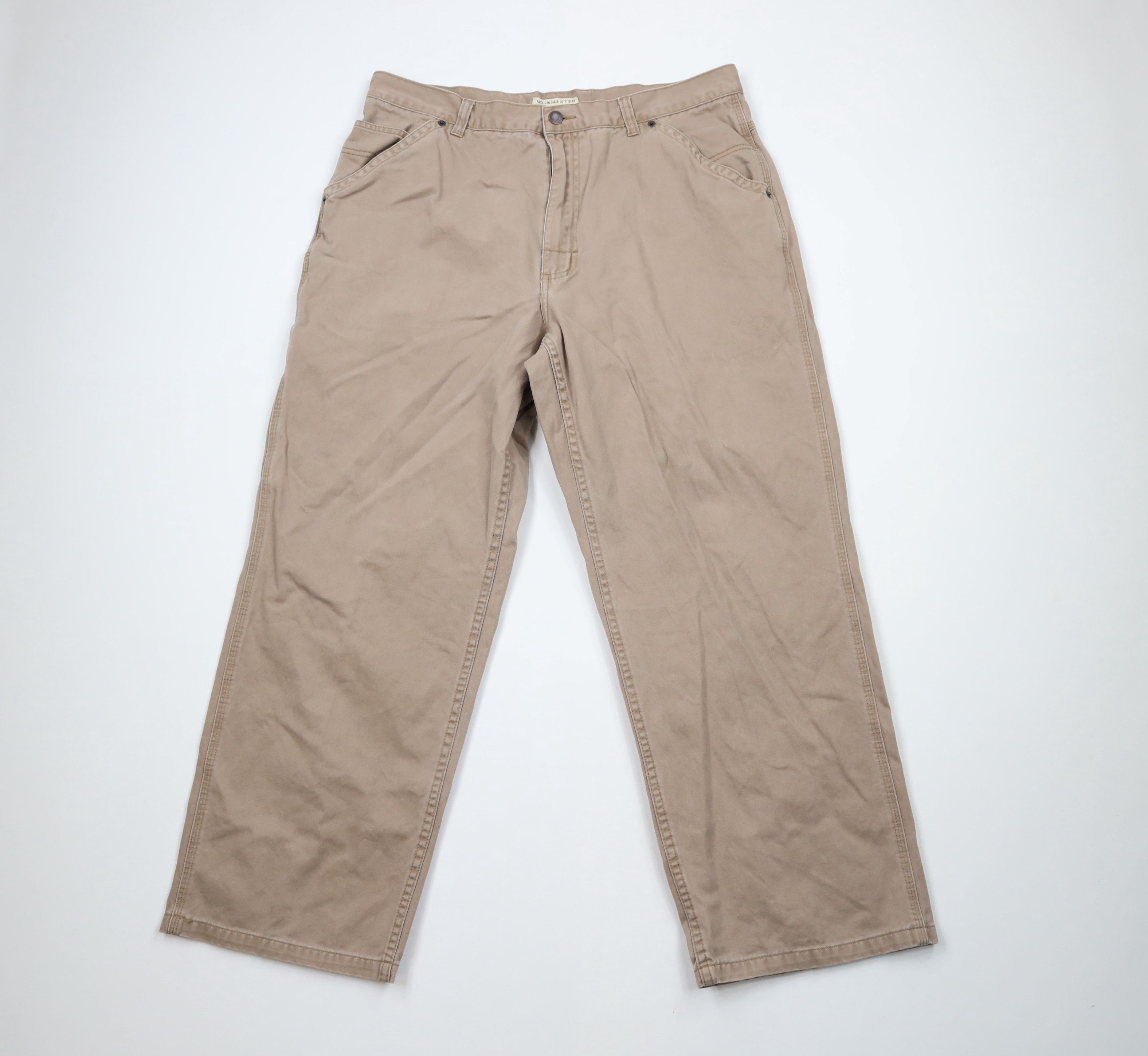 American Eagle Outfitters × Vintage Vintage American Eagle Outfitters Workwear Carpenter Pants Size US 36 / EU 52 - 1 Thumbnail