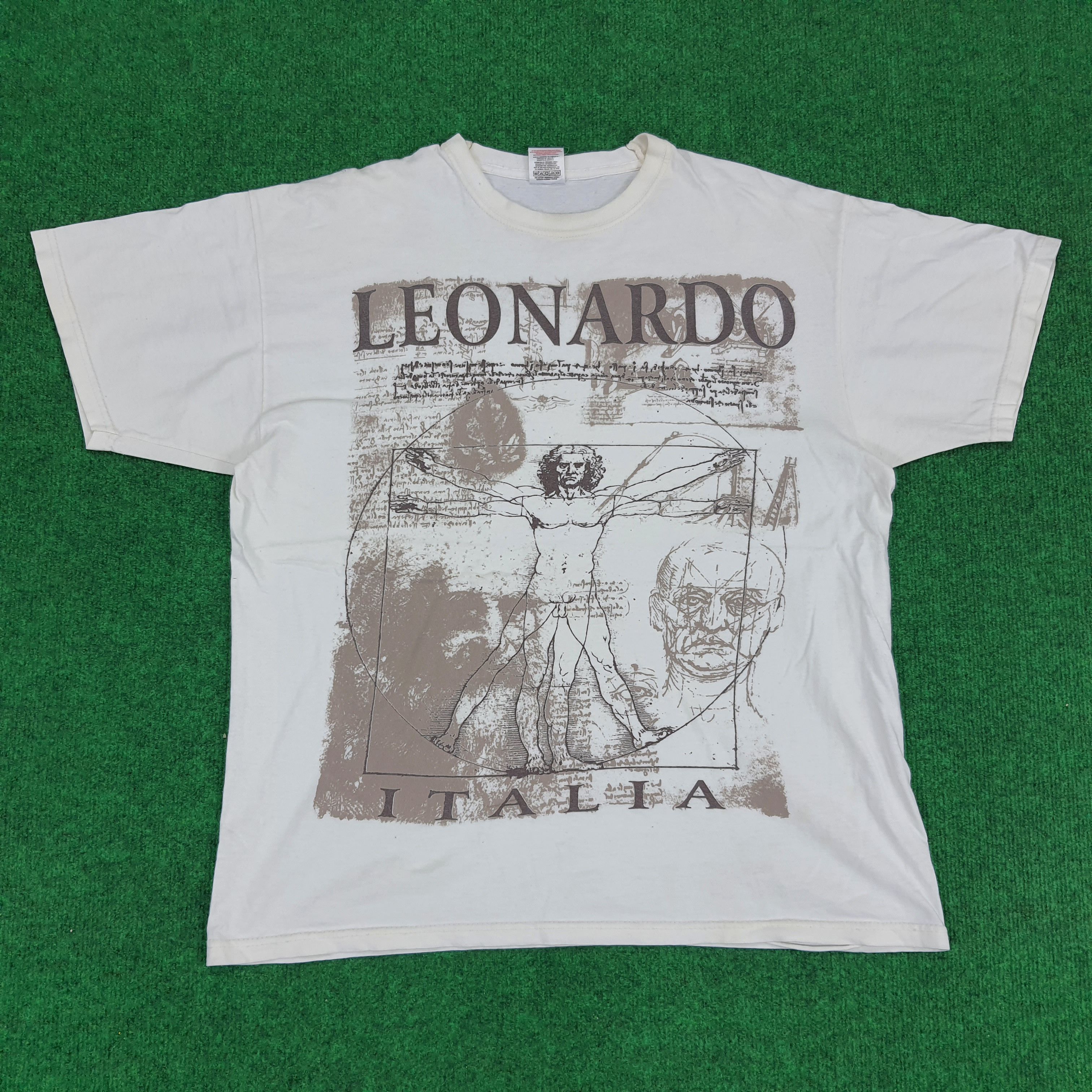 Other Vintage Vitruvian Man Art Leonardo Da Vinci Italia T-shirt Size US L / EU 52-54 / 3 - 1 Thumbnail