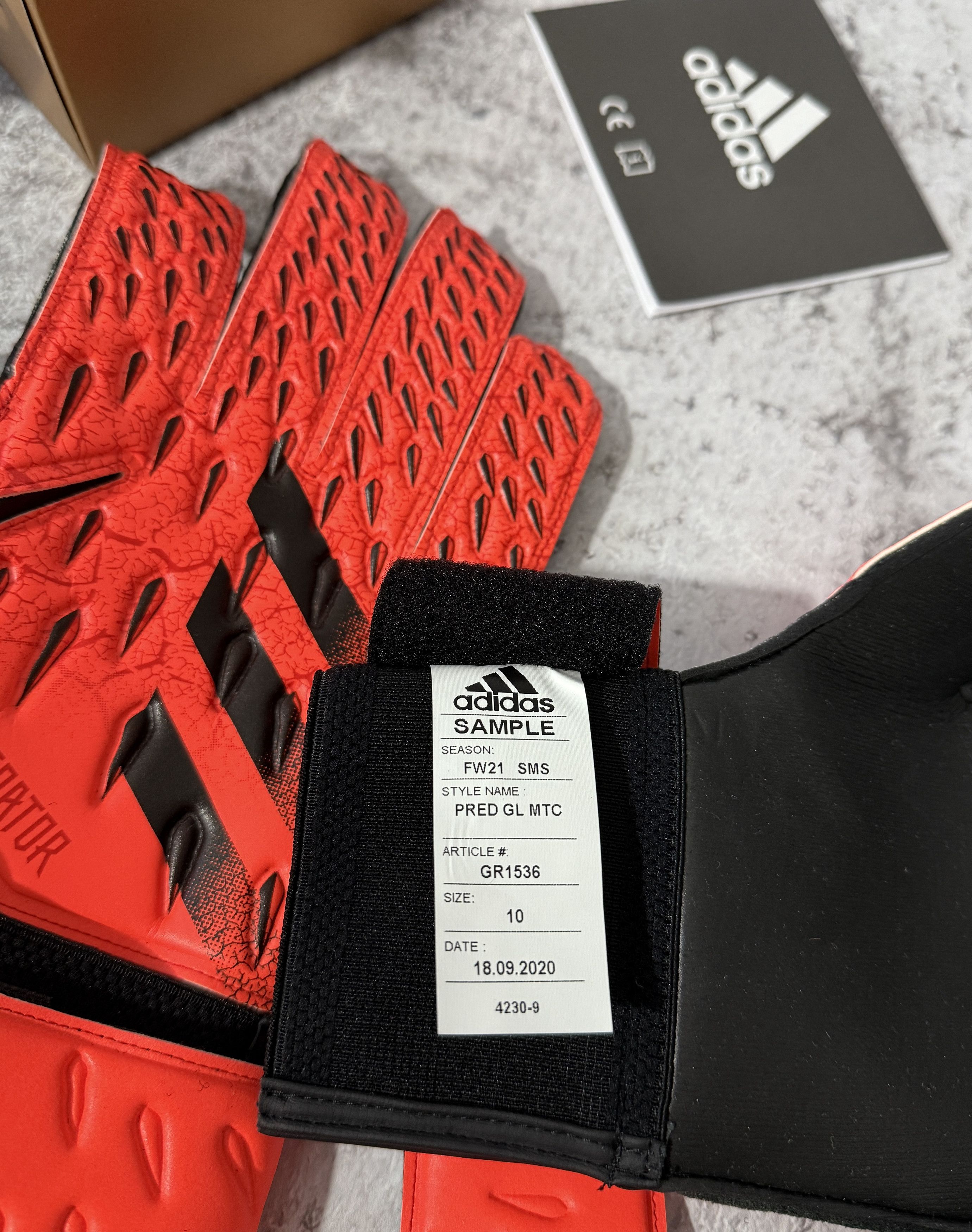 Adidas Adidas Predator GL Match GR1536 Positive Cut Soccer Gloves Size ONE SIZE - 5 Thumbnail