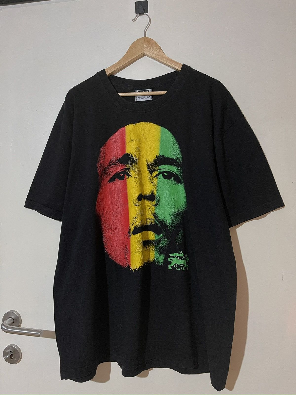 Bob Marley × Vintage Vintage 90's Bob Marley Big Face Reggae Rock Band T-shirt Size US XXL / EU 58 / 5 - 7 Thumbnail