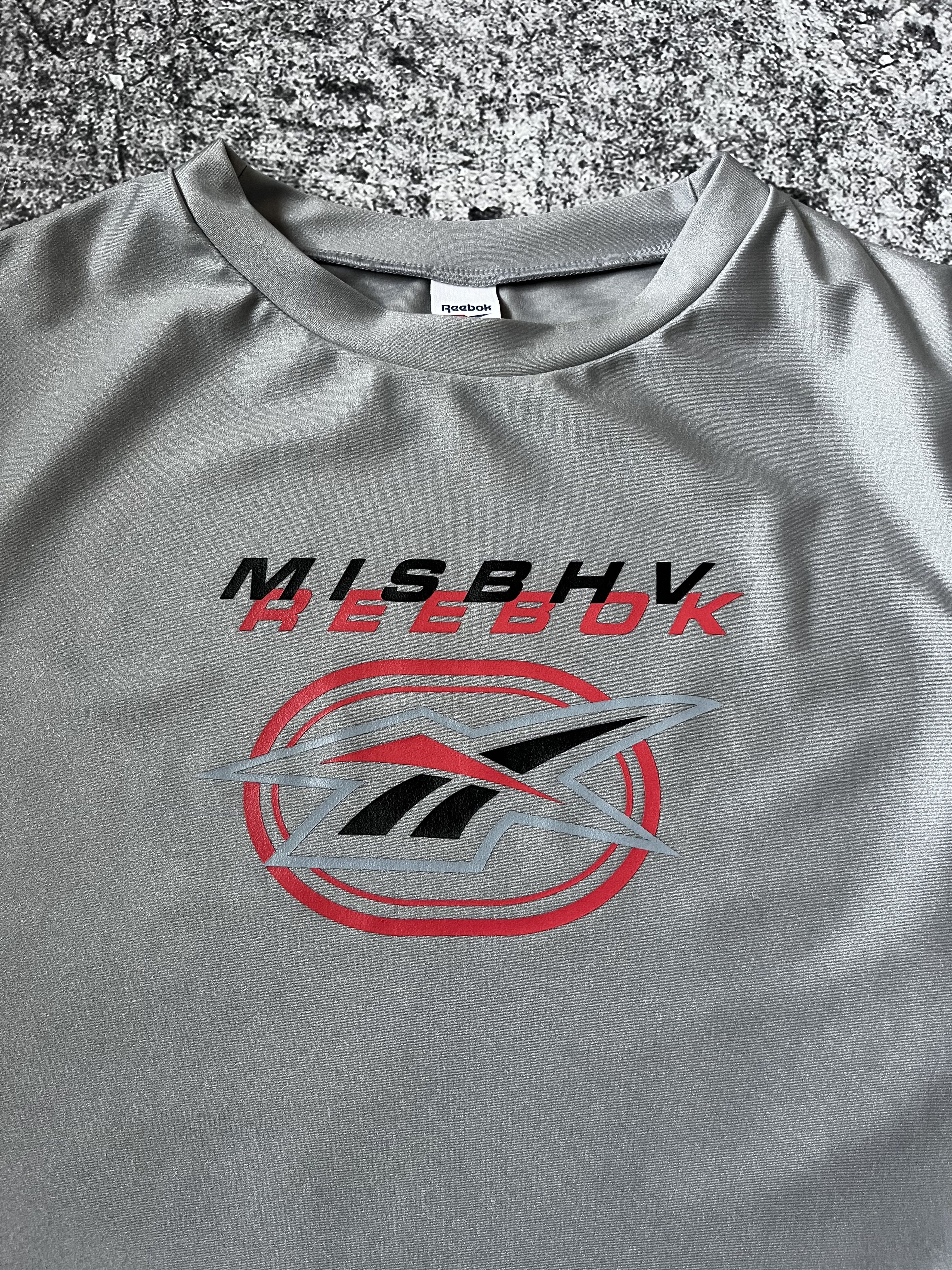 Misbhv × Reebok Crop top Misbhv x Reebok Silver Grey sportswear Size M / US 6-8 / IT 42-44 - 3 Thumbnail
