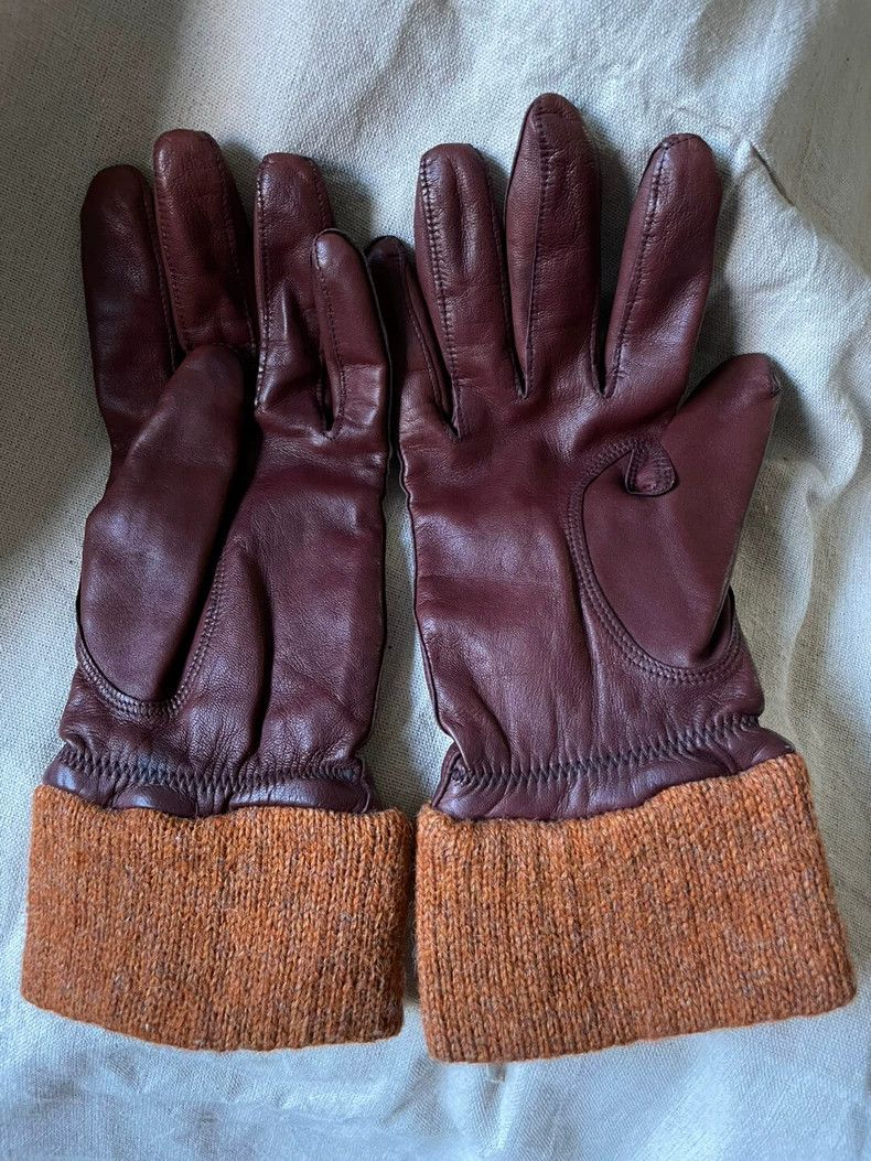 Comme des Garcons Comme des garçons Red leather gloves Size ONE SIZE - 2 Thumbnail