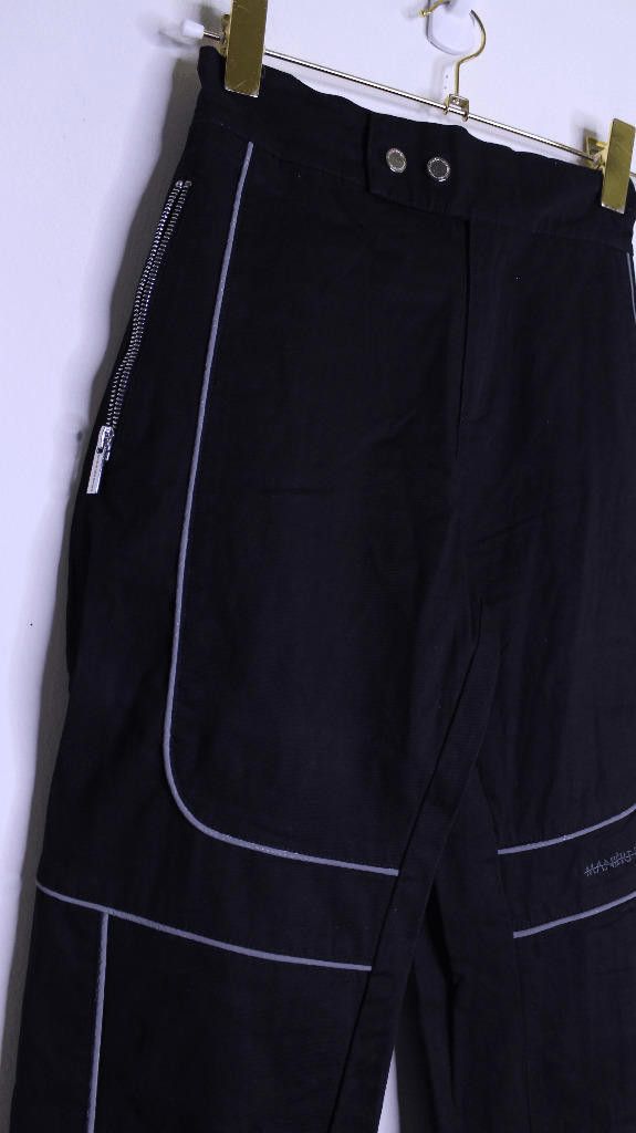 Maniere De Vior Maniere De Voir Black High Waist Cargo Pants - US 4 Size 28" / US 6 / IT 42 - 2 Thumbnail