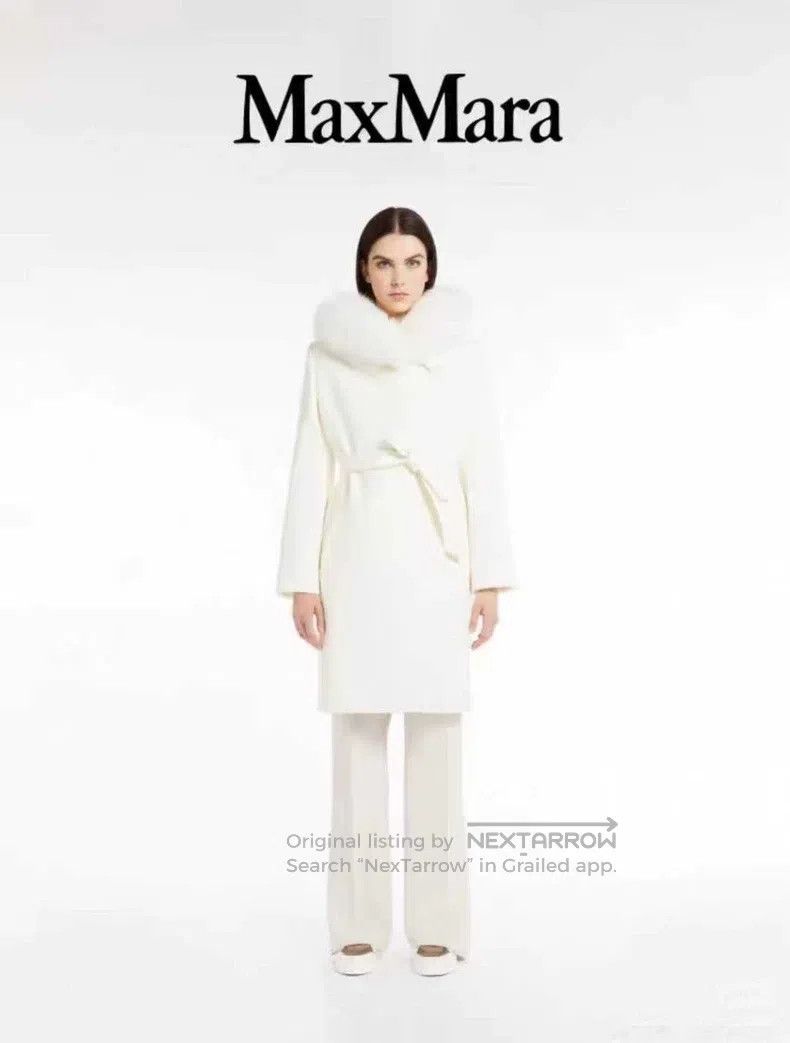 Max Mara Max Mara Snow White Coat Size XXS / US 00 / IT 34 - 8 Thumbnail