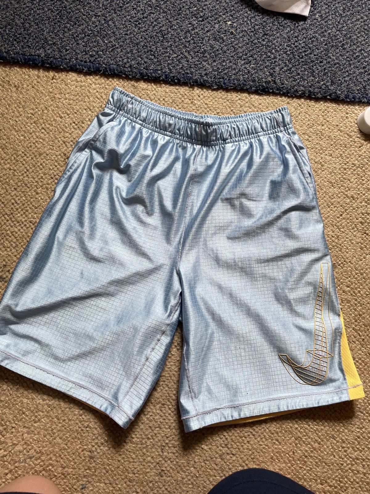 Nike Blue Dri Fit Nike Basketball shorts Size US 32 / EU 48 - 4 Thumbnail