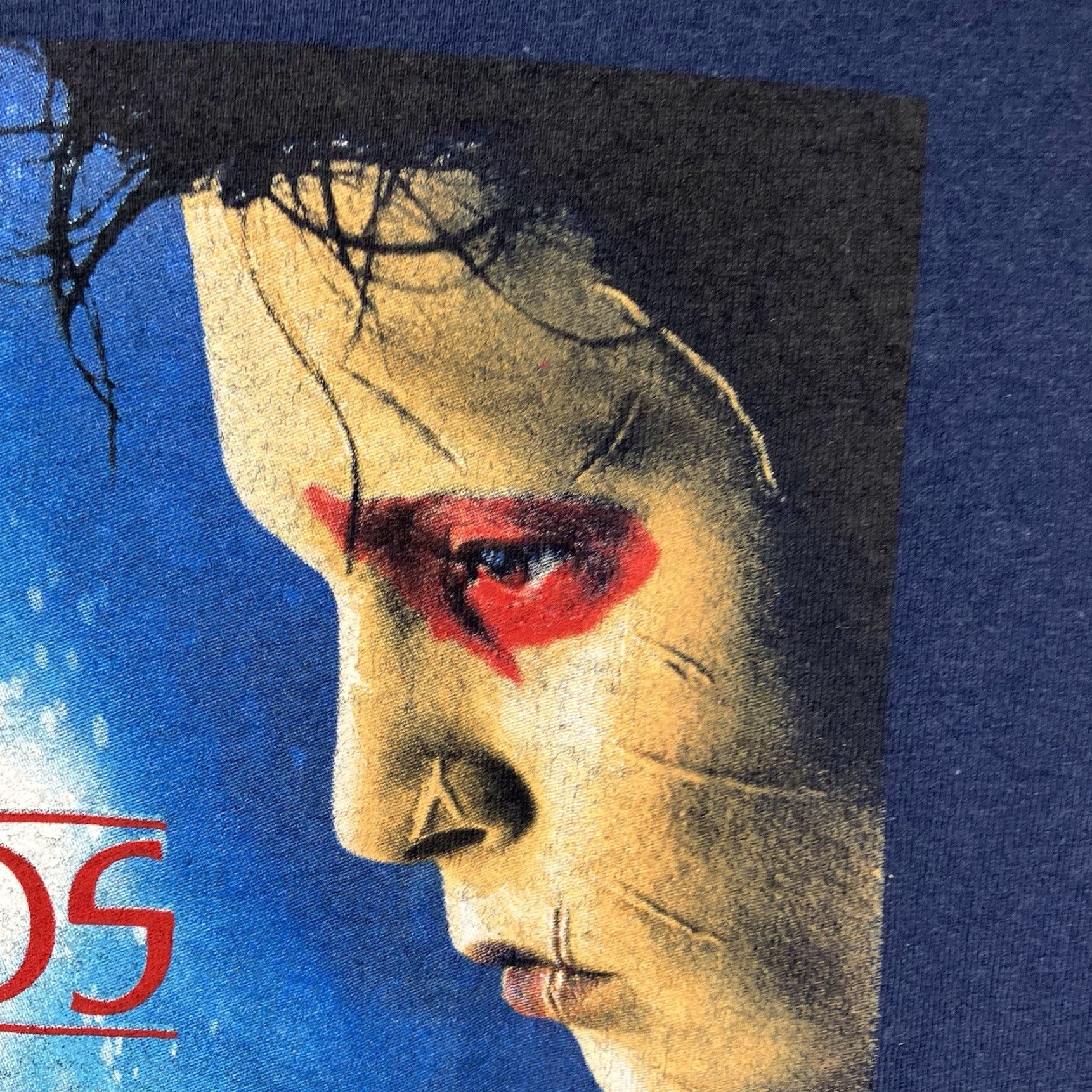 Doublet VINTAGE Edward Scissorhands Fox T Shirt Mens Large Dark Navy Blue Double Sided 90s Movie Retro Mens L Blue Cotton Graphic Print Size US L / EU 52-54 / 3 - 6 Thumbnail