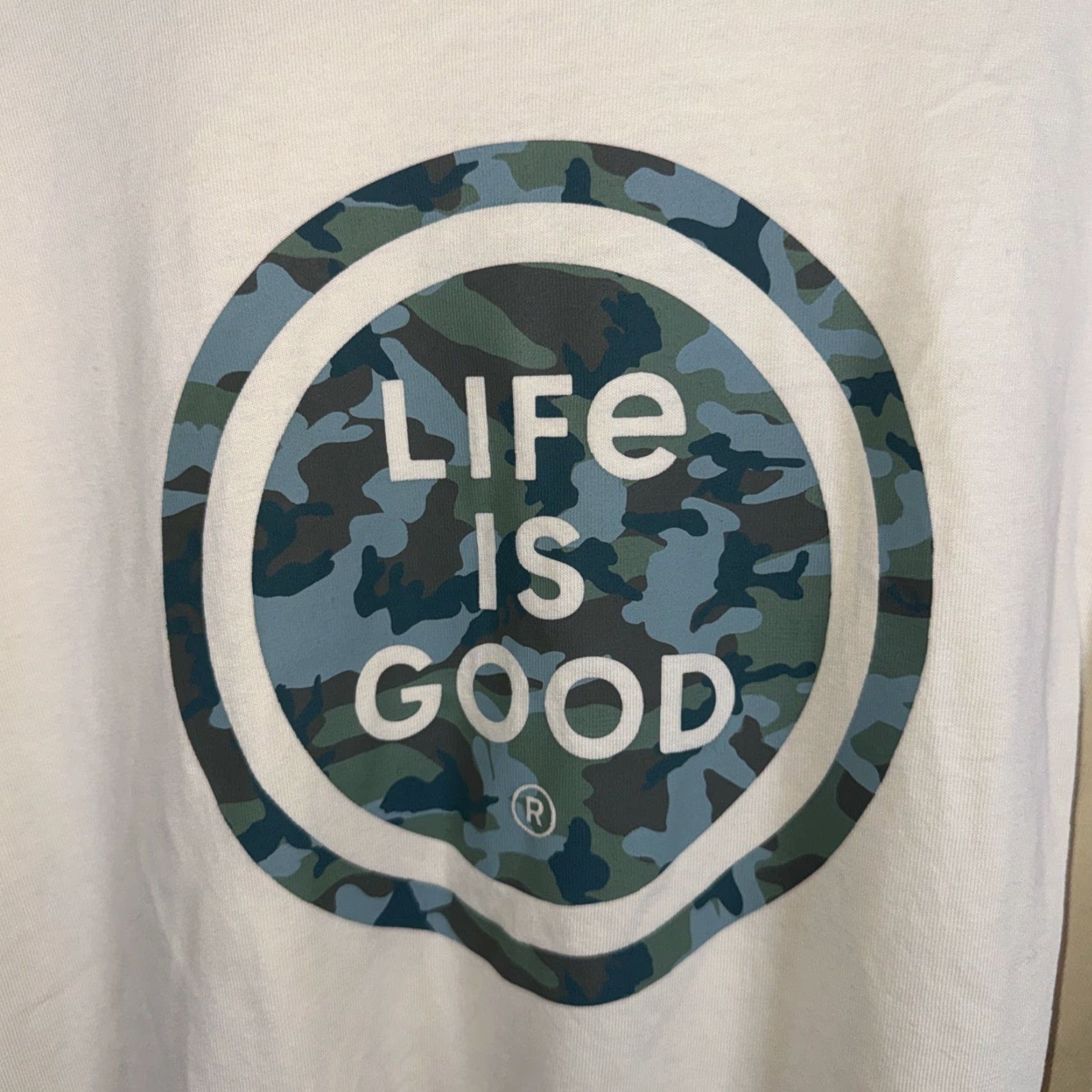 Life is Good Life is Good Crusher T-Shirt Mens XXL Beige Size US XXL / EU 58 / 5 - 2 Thumbnail