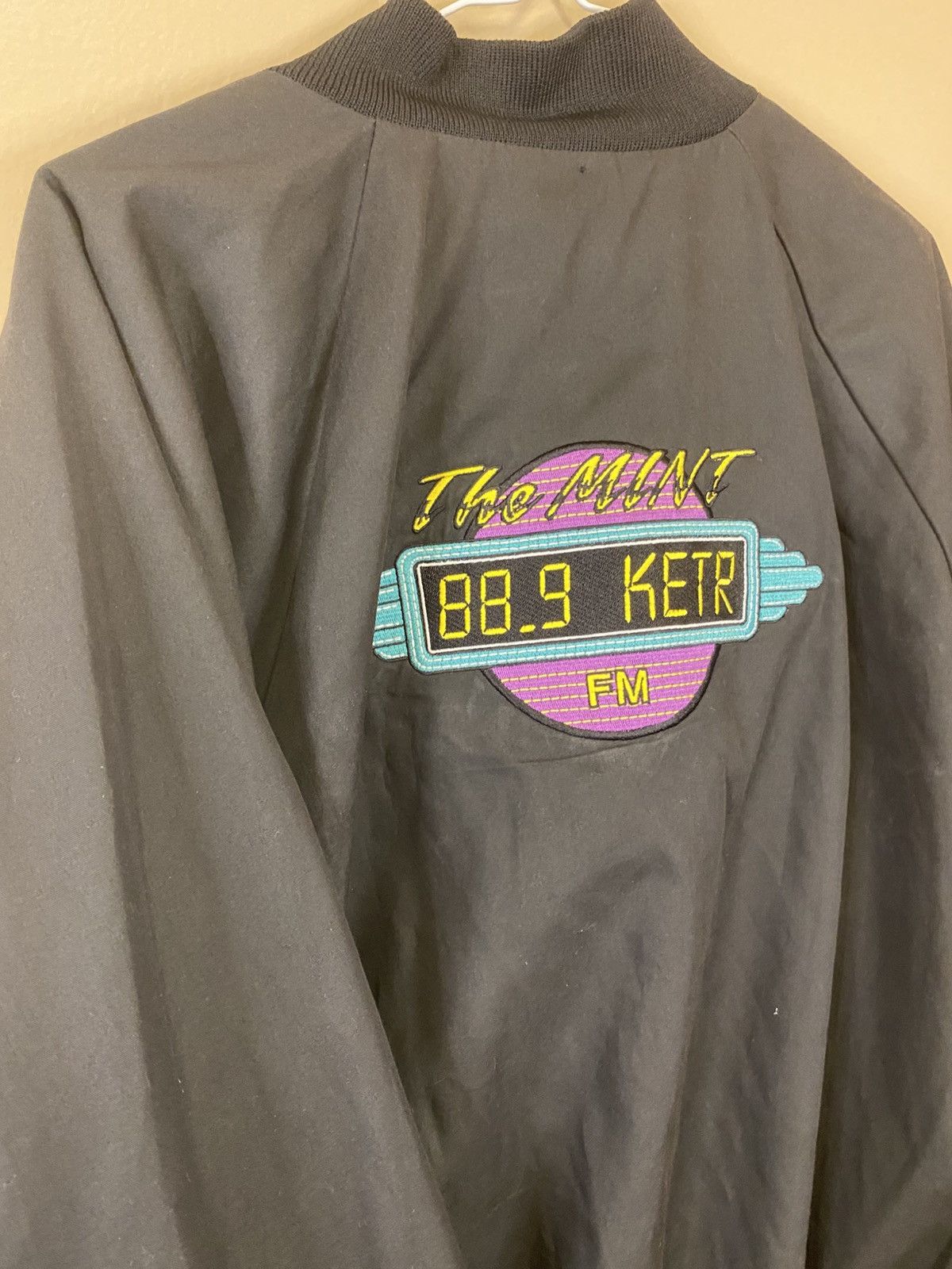 Vintage The Met 88.9 KETR Bomber Jacket Size US XXL / EU 58 / 5 - 7 Thumbnail