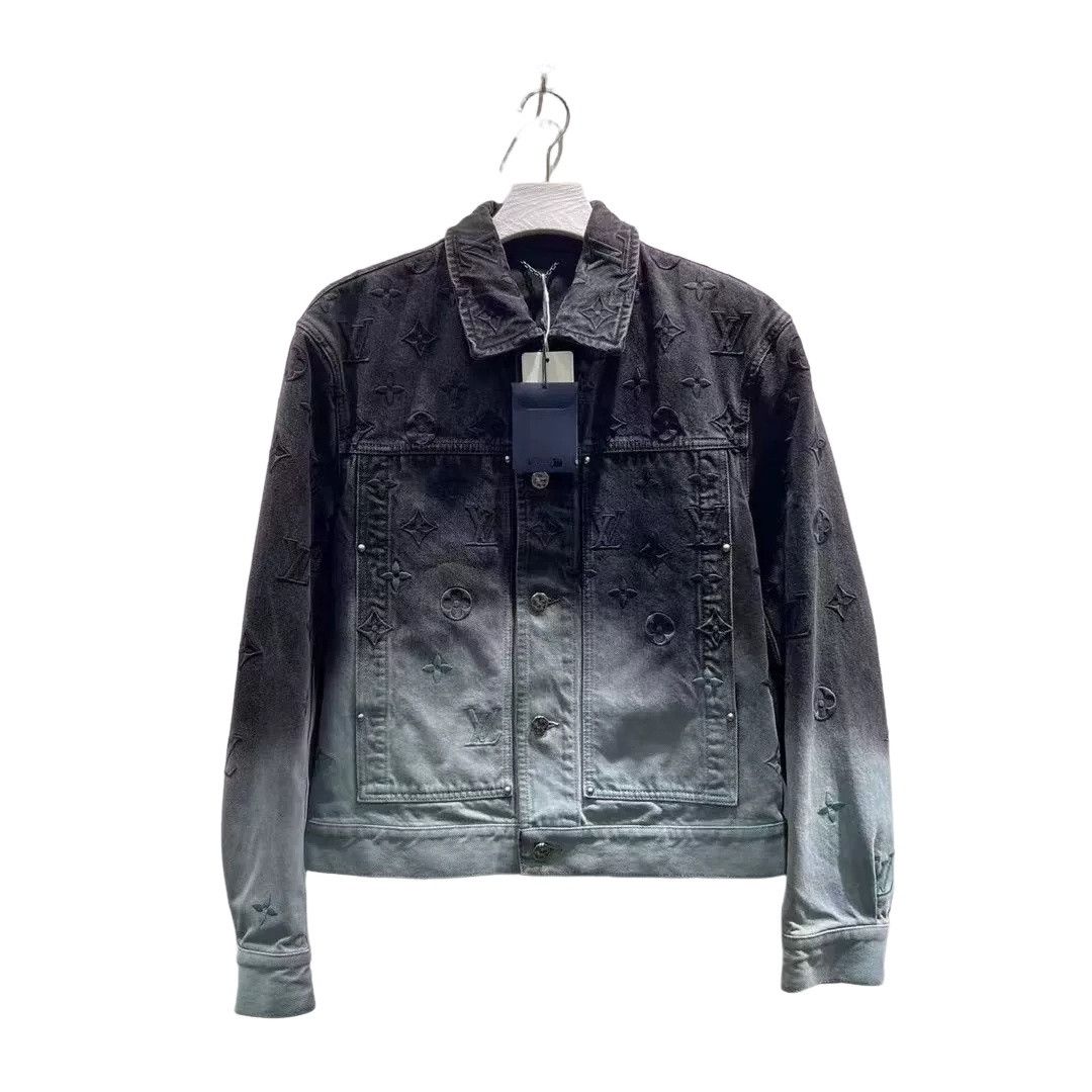 Louis Vuitton Louis Vuitton Monogram Gradient Denim Jacket Size S Size US S / EU 44-46 / 1 - 1 Thumbnail
