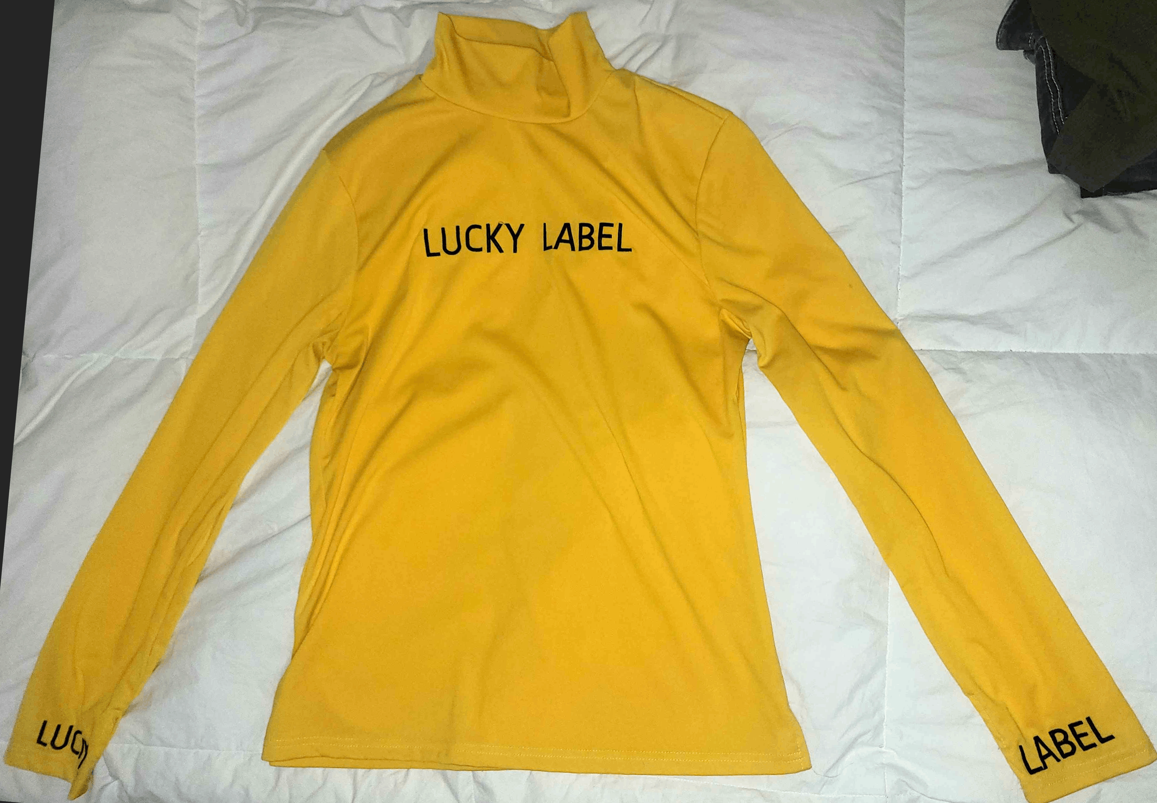 Other Lucky Label Yellow Turtleneck Longsleeve Shirt Size US M / EU 48-50 / 2 - 1 Thumbnail