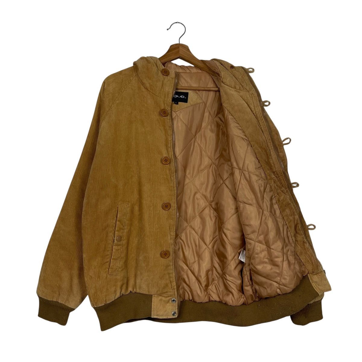 Japanese Brand Japanese Brand SOC Hooded Corduroy Jacket Size US L / EU 52-54 / 3 - 10 Thumbnail
