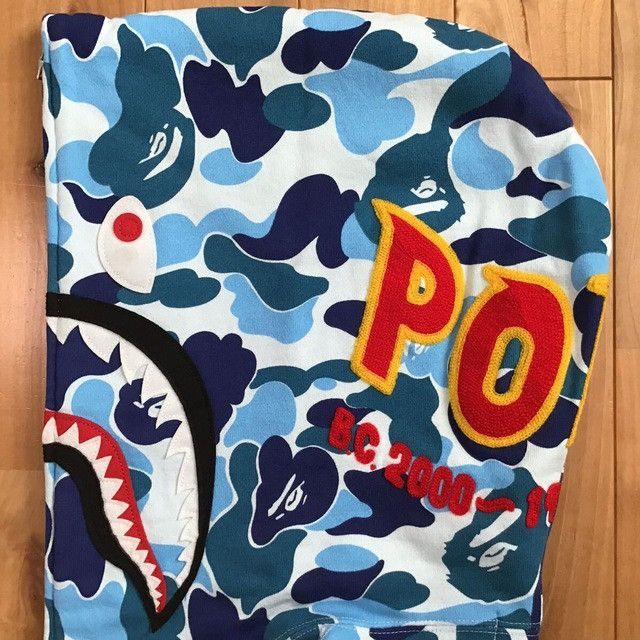 Bape BAPE ABC camo Blue shark full zip hoodie a bathing ape Size US L / EU 52-54 / 3 - 5 Thumbnail