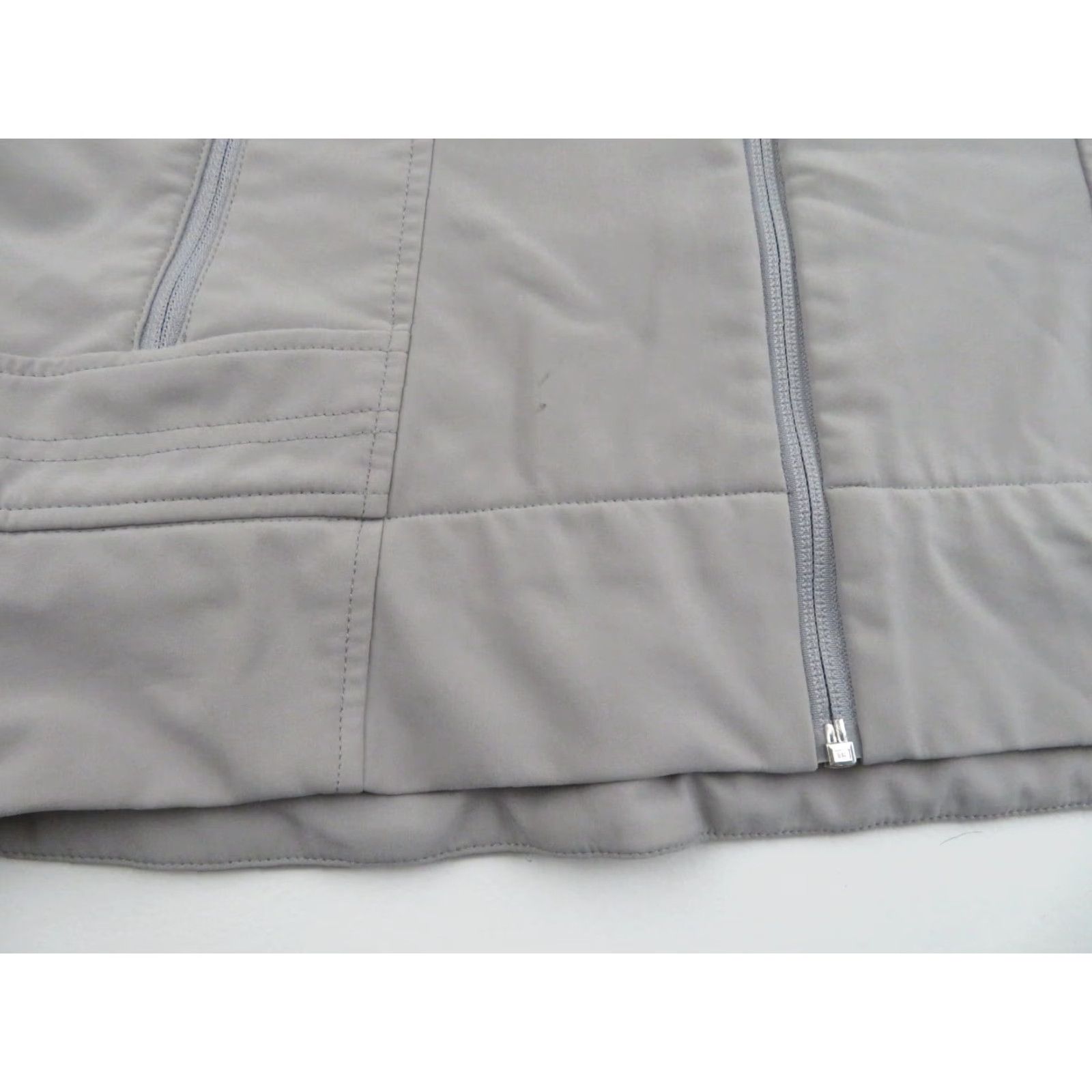The North Face The North Face Jacket Womens Large Soft Shell Gray Full Zip Windbreaker Size L / US 10 / IT 46 - 7 Thumbnail