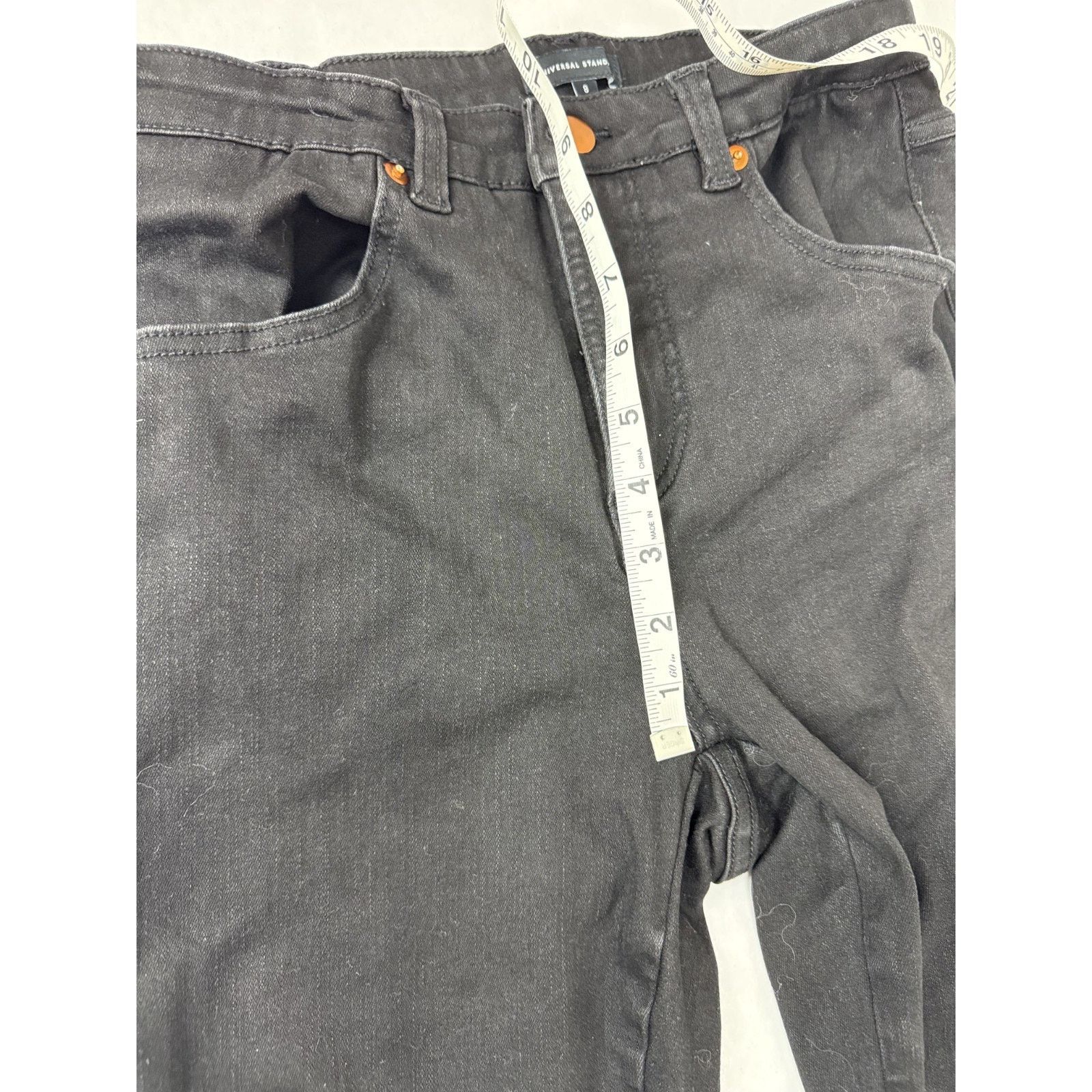 Other Universal Standard Mid-Rise Flare Jeans Black Wide Grunge Size 30" / US 8 / IT 44 - 5 Thumbnail