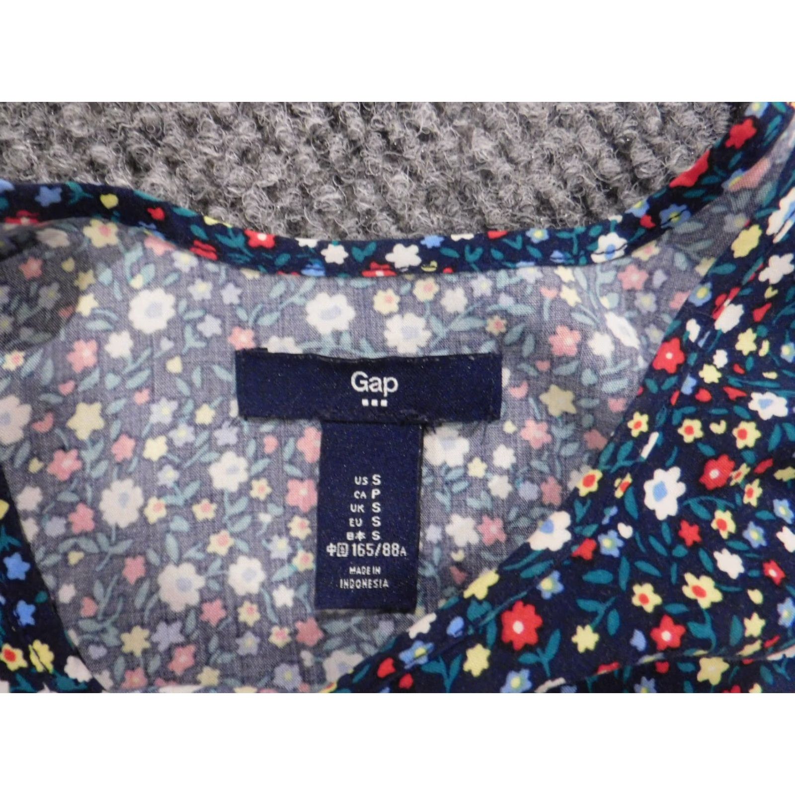 Gap Gap Dress A-Line Sundress Women Small Blue Floral Sleeveless Knit Viscose Rayon Dolman Sleeve Ruffle Long Dress Size S / US 4 / IT 40 - 5 Thumbnail