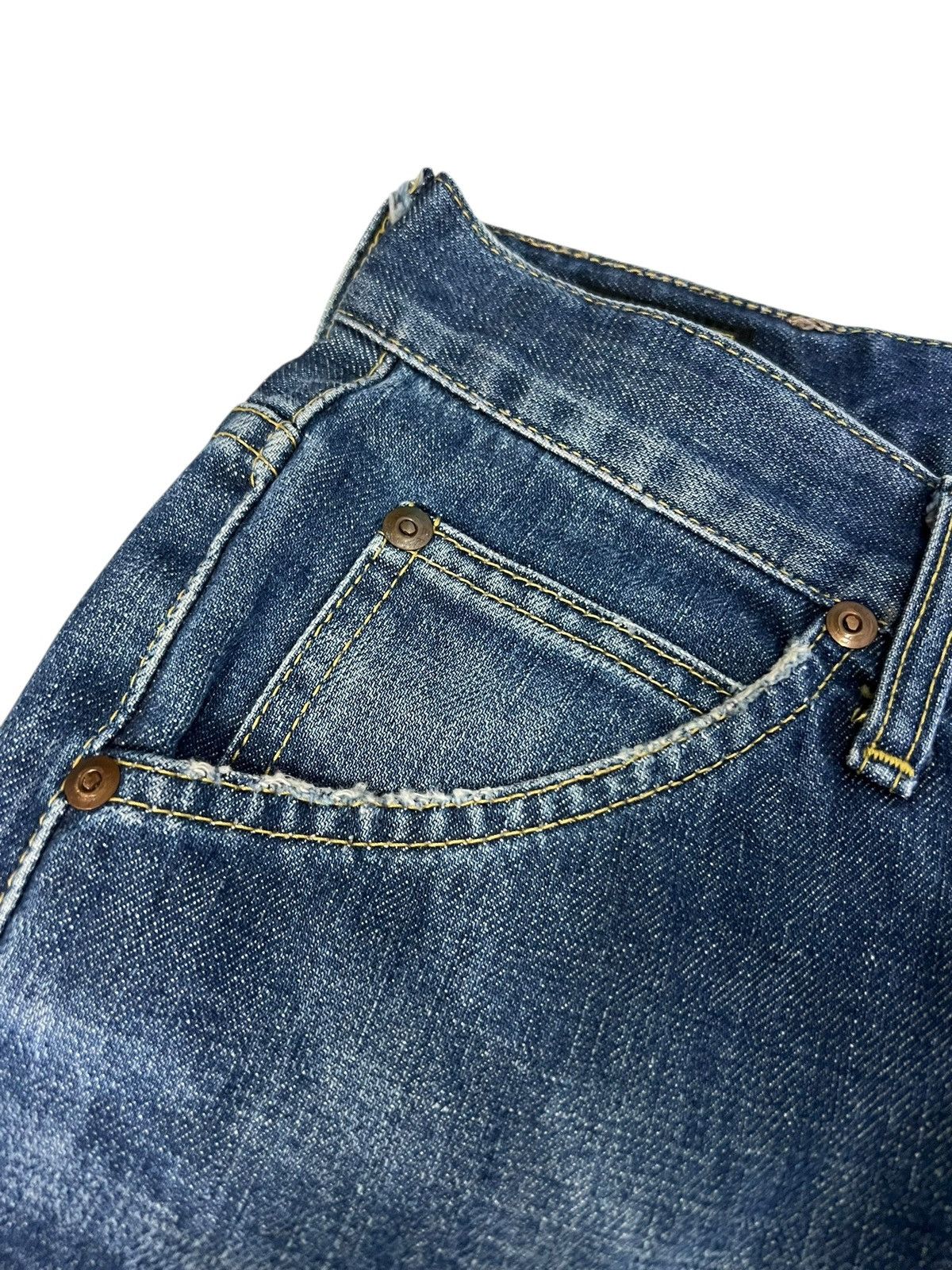 Japanese Brand Flare Lee Riders Sanforized Denim Jean Size US 27 - 8 Thumbnail