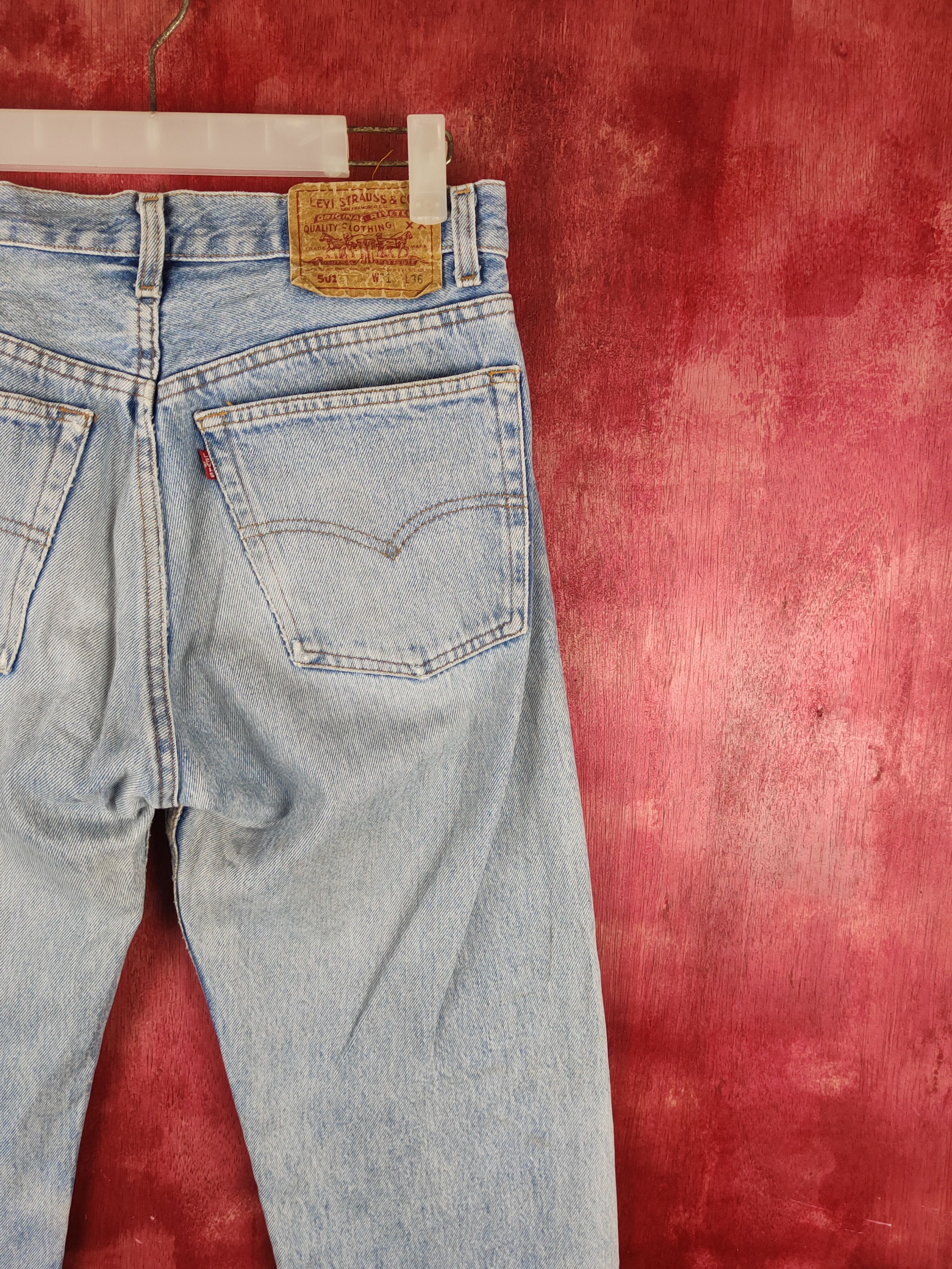 Levi's Levi's Blue Faded Distressed Ripped Jeans #S1653 Size US 30 / EU 46 - 13 Thumbnail