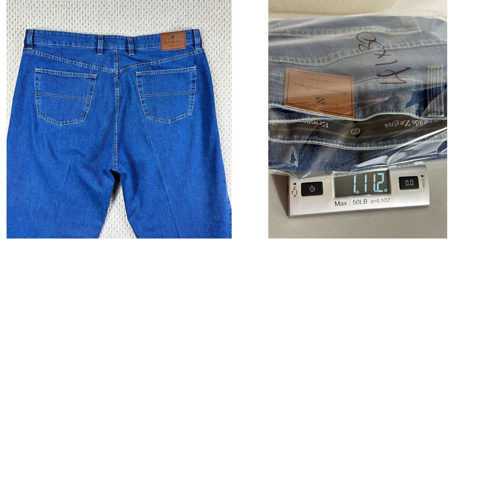 Ermenegildo Zegna Ermenegildo Zegna Jeans Mens 41x30 Blue Denim Made in Italy D-TK-6297 Size US 41 - 9 Thumbnail