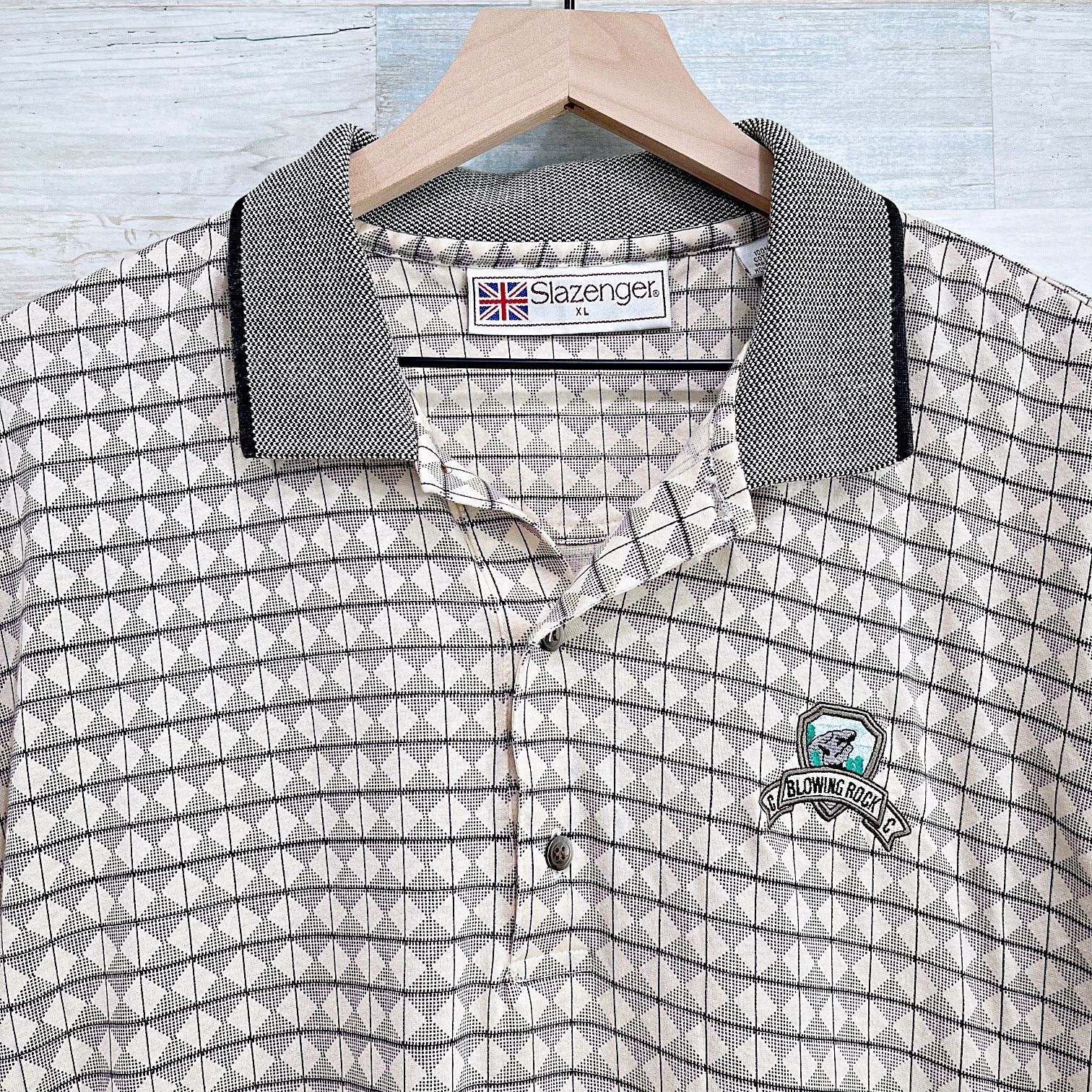 Vintage Blowing Rock C.C. Tipped Polo Shirt Slazenger Mens XL Size US XL / EU 56 / 4 - 2 Thumbnail