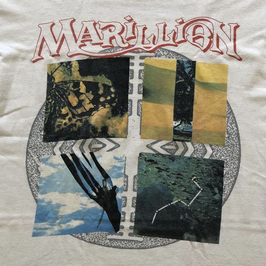 Band Tees × Vintage Vintage 80’s Marillion Seasons End world tour shirt Size US L / EU 52-54 / 3 - 3 Thumbnail