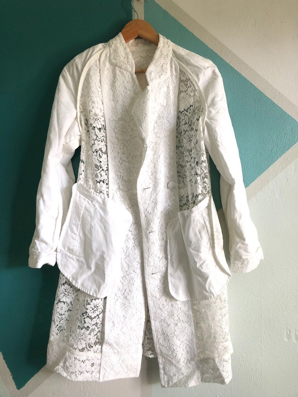 Givenchy OFFER ME‼️ Givenchy Ricciardo Tisci floral Trench coat Size L / US 10 / IT 46 - 5 Thumbnail