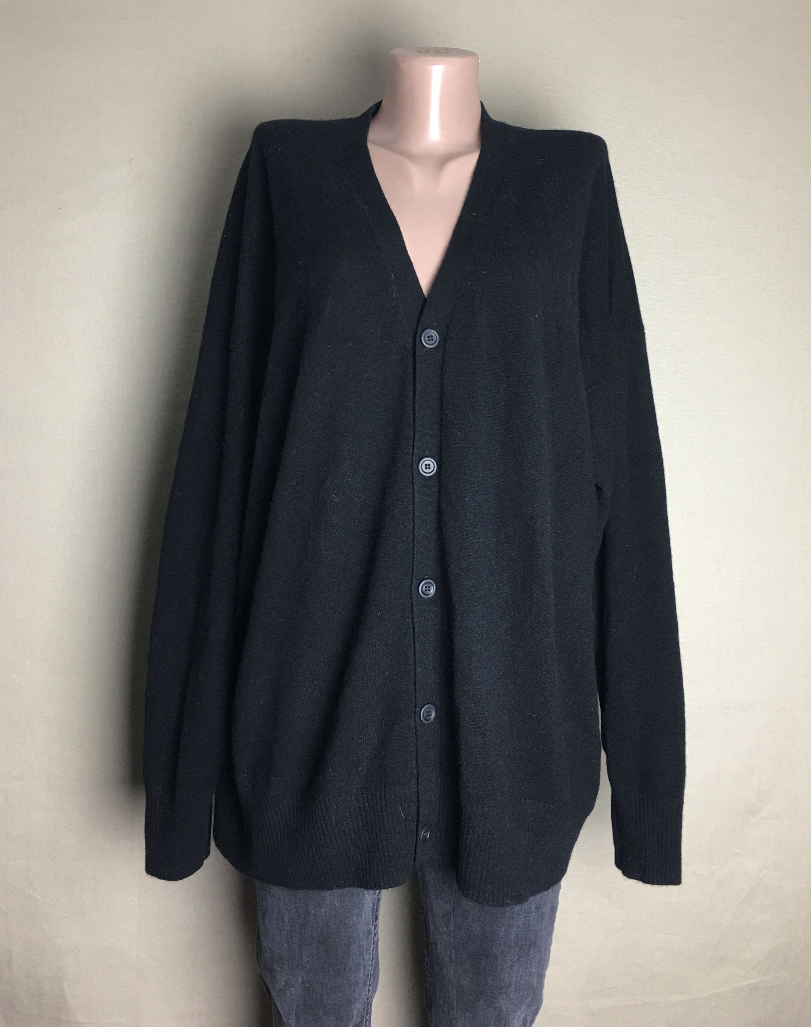 Bompard × Designer Eric Bompard Wool Cashmere Knit Cardigan Black Size XL Size XL / US 12-14 / IT 48-50 - 4 Thumbnail