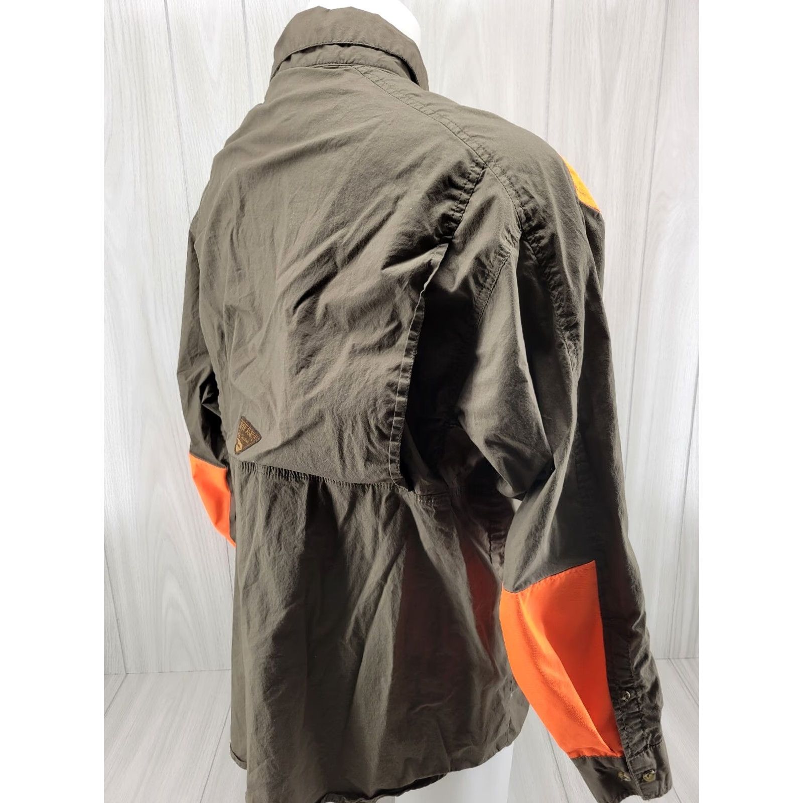 Vintage Rock Point Outdoors Circle M Plantion Hunting Shirt Sz 2XL Green Orange Vented Mens Shirt Size US XXL / EU 58 / 5 - 7 Thumbnail