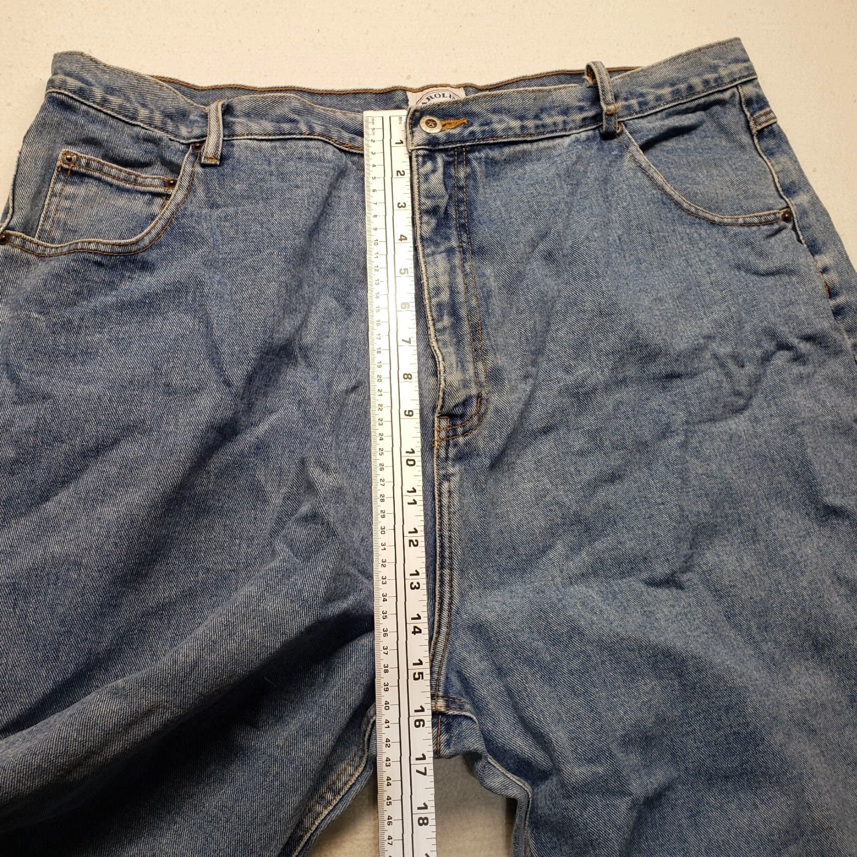 Vintage Carolina Blues Jeans Capri Denim Woman Plus Size 26W Blue Capri Pants Size 26" / US 2 / IT 38 - 5 Thumbnail