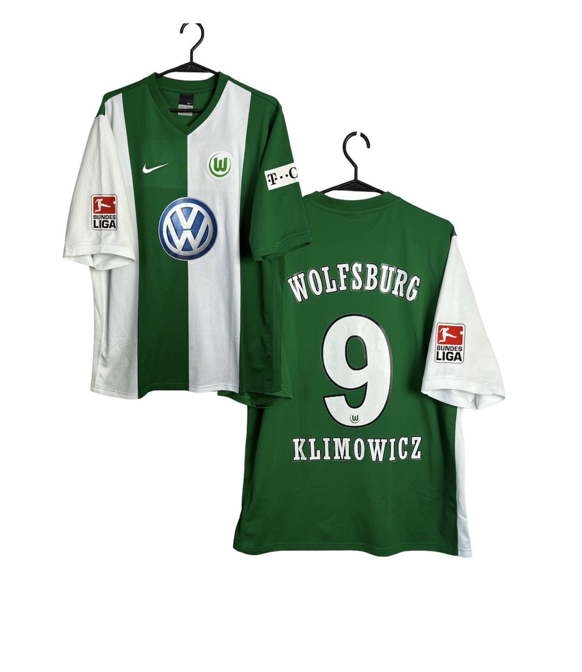 Nike VFL Wolfsburg 2006/2007 Klimowicz 9 Soccer Jersey