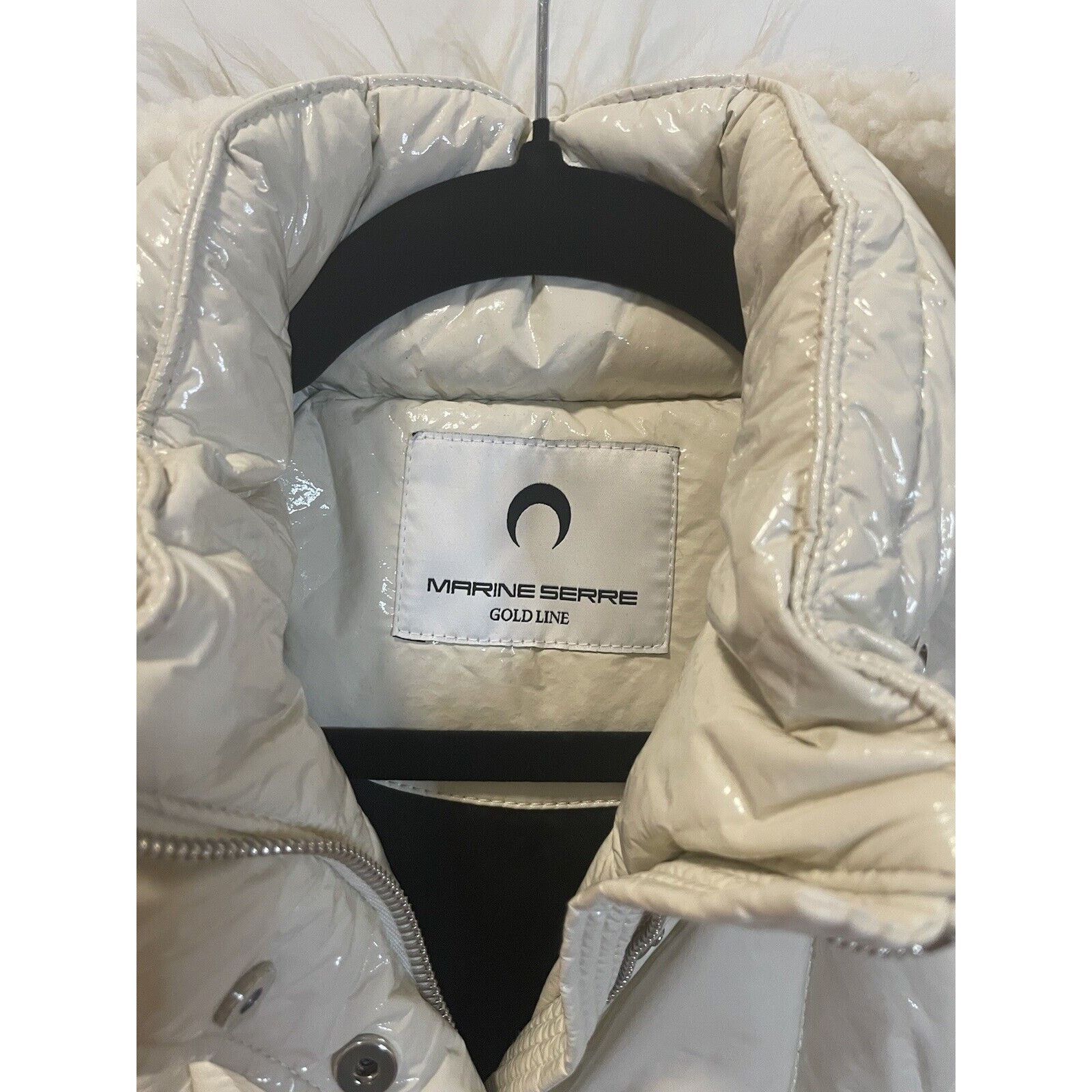 Marine Serre FW19 Marine Serre Radiation Beige Fur Puffer Coat Size M Size M / US 6-8 / IT 42-44 - 4 Thumbnail