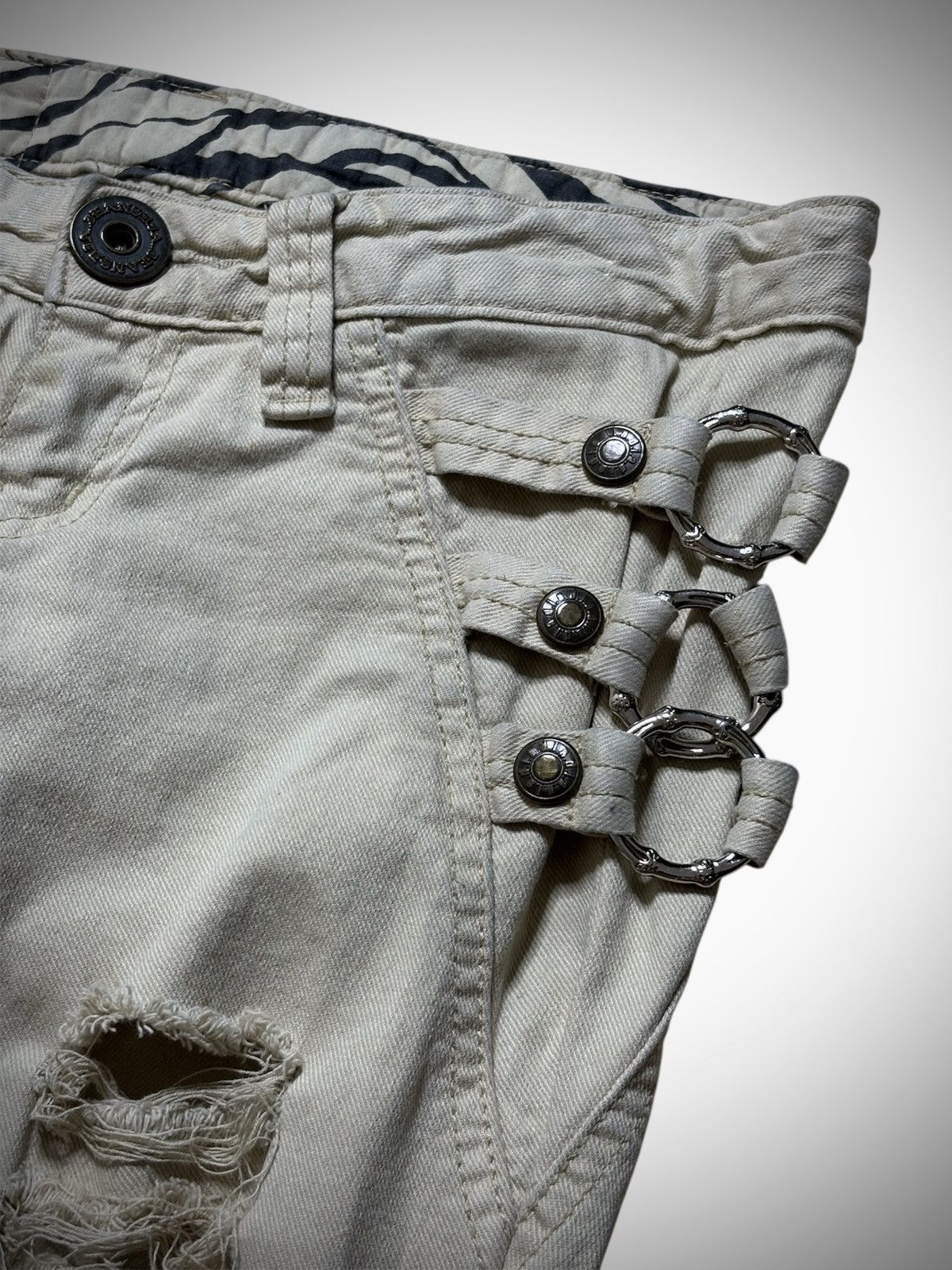 If Six Was Nine 2000’s D.I.A Spec - Distressed Skinny Heisei-era Punk Style Size 27" / US 4 / IT 40 - 6 Thumbnail