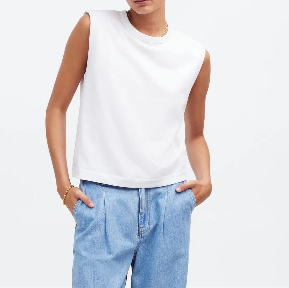 Madewell Madewell Structured Muscle Tee Size S / US 4 / IT 40 - 1 Thumbnail