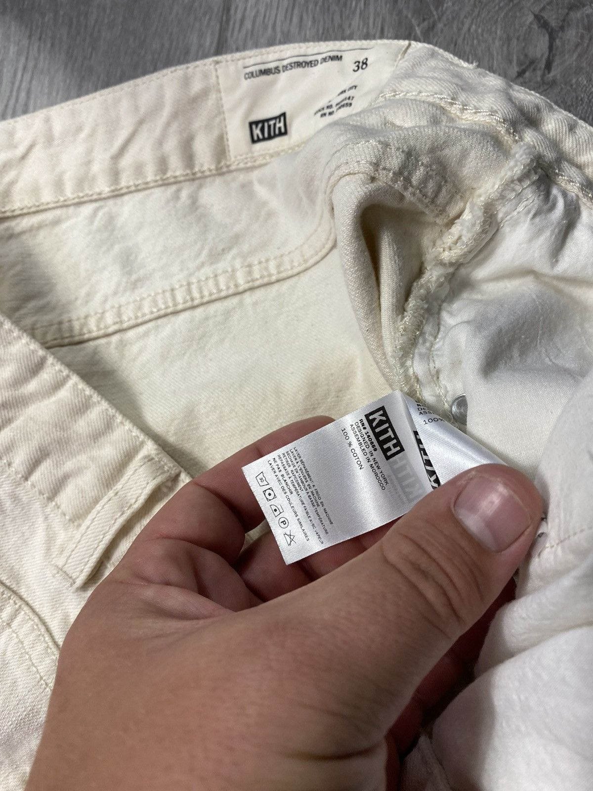 Kith RRP $175 New Kith Columbus Denim Distressed Shorts Size US 38 / EU 54 - 9 Thumbnail