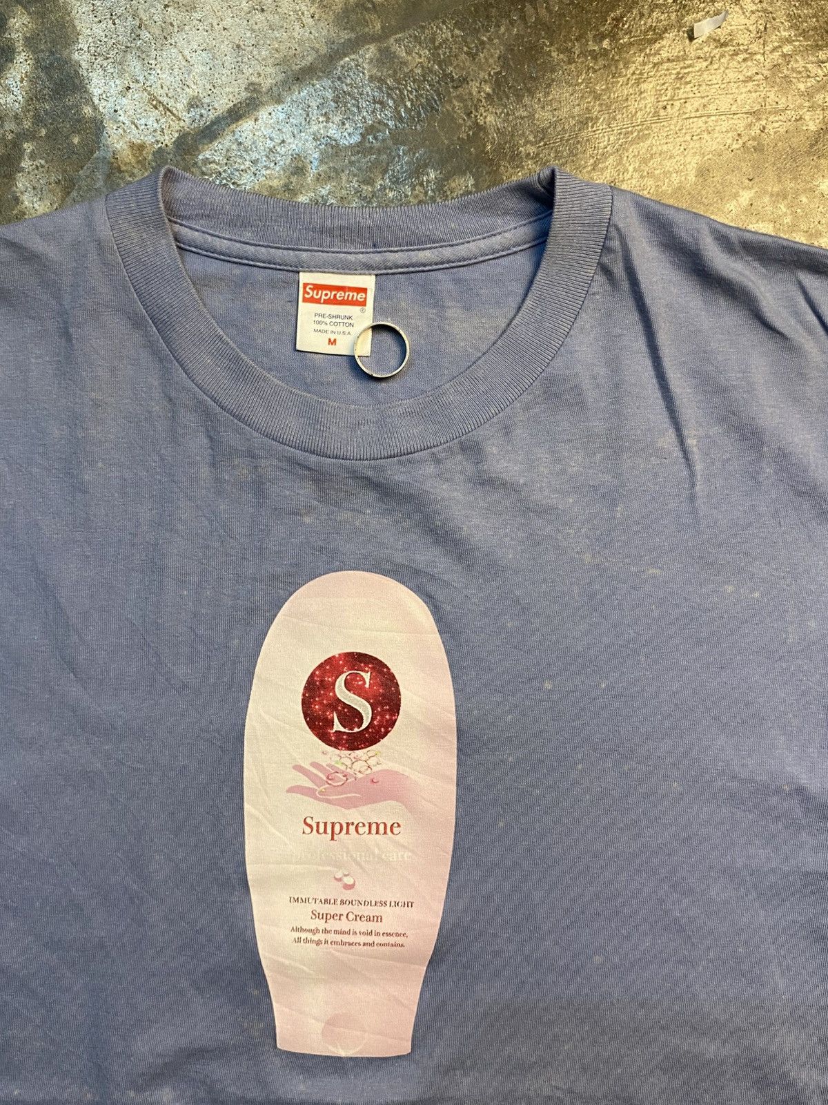 Supreme Supreme Super Cream Tee FW19 Size US XL / EU 56 / 4 - 5 Thumbnail