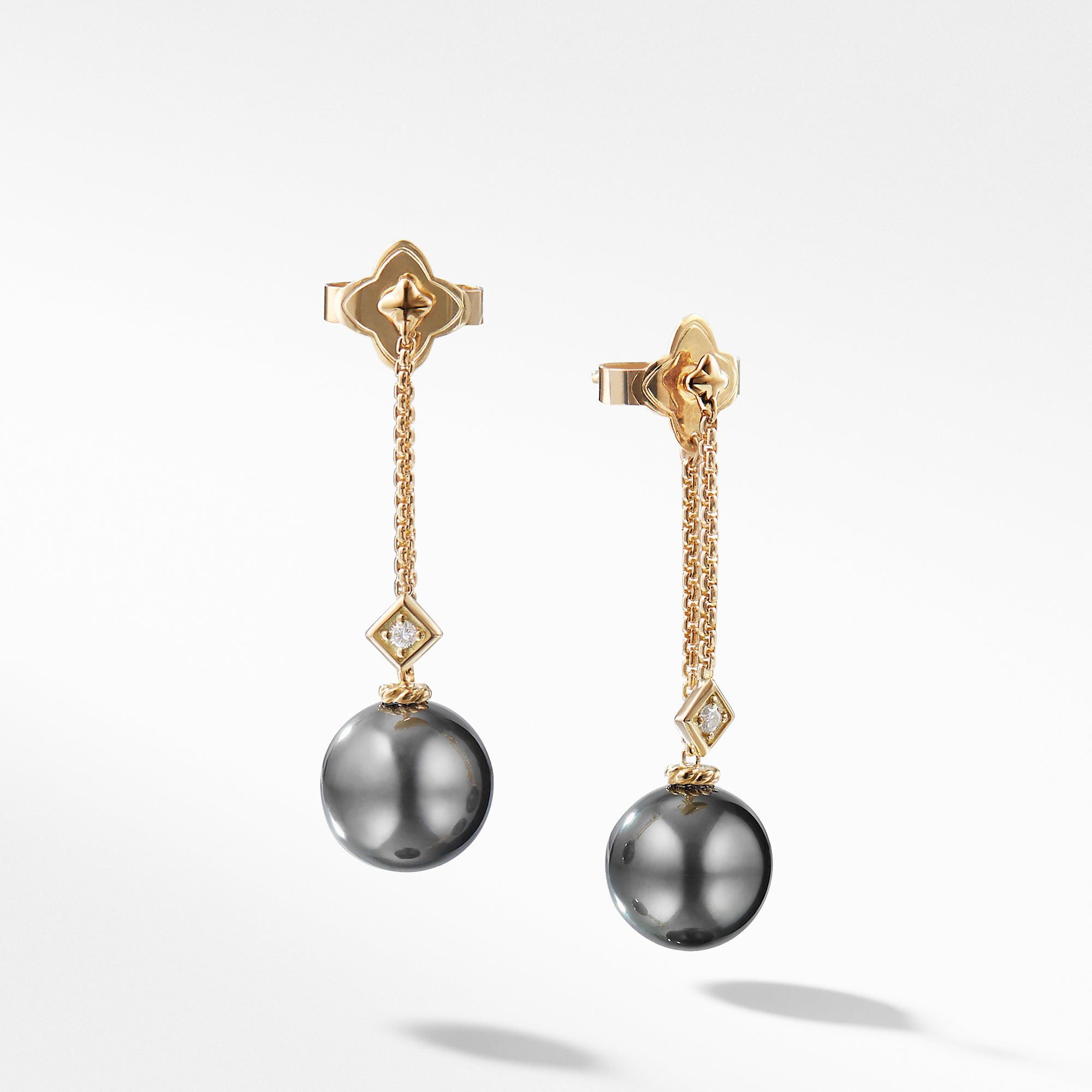 David Yurman o1w1db10525 E13367D Earrings in 18k Gold with Diamond Size ONE SIZE - 1 Preview