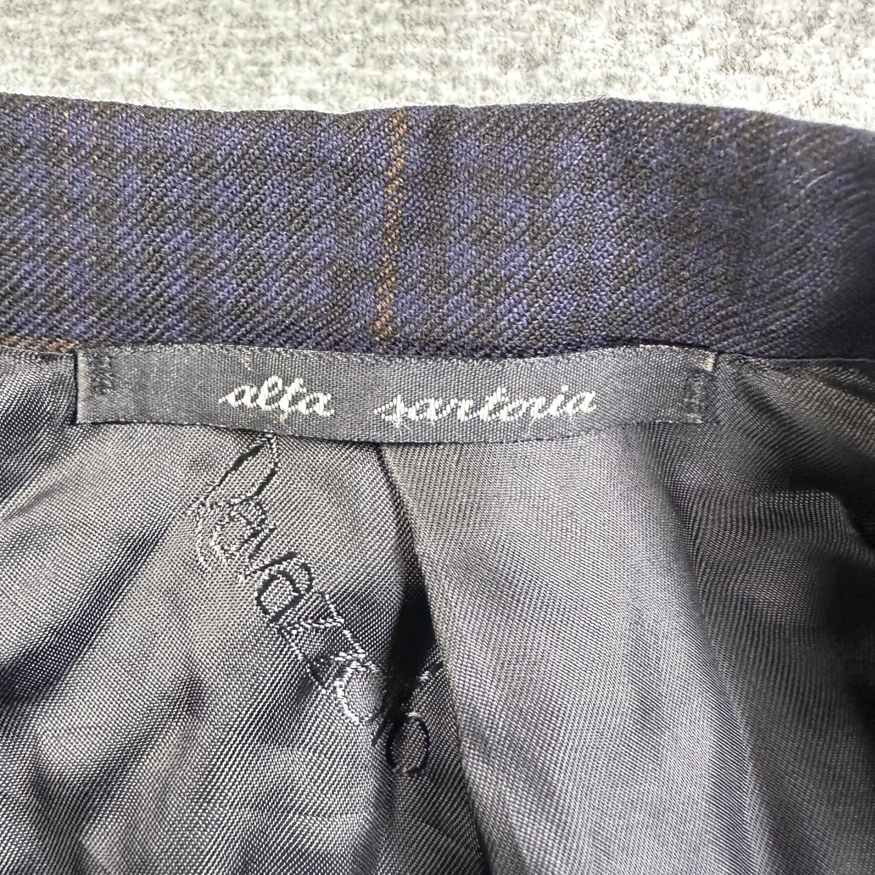 Vintage Ravazzolo Sport Coat Mens 42 Blue Check Wool Three Button Jacket Italy Size US XS / EU 42 / 0 - 2 Thumbnail