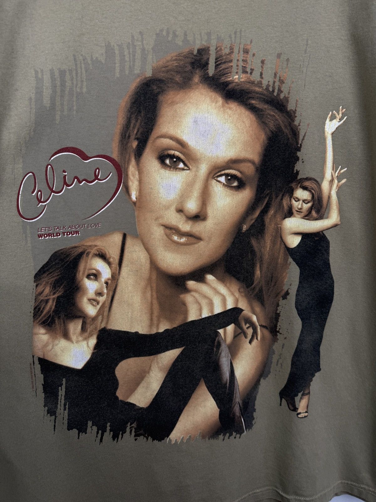 Delta 🇨🇦 Vintage 1999 Celine Dion Lets Talk About Love Tour T-Shirt Size US XL / EU 56 / 4 - 5 Thumbnail