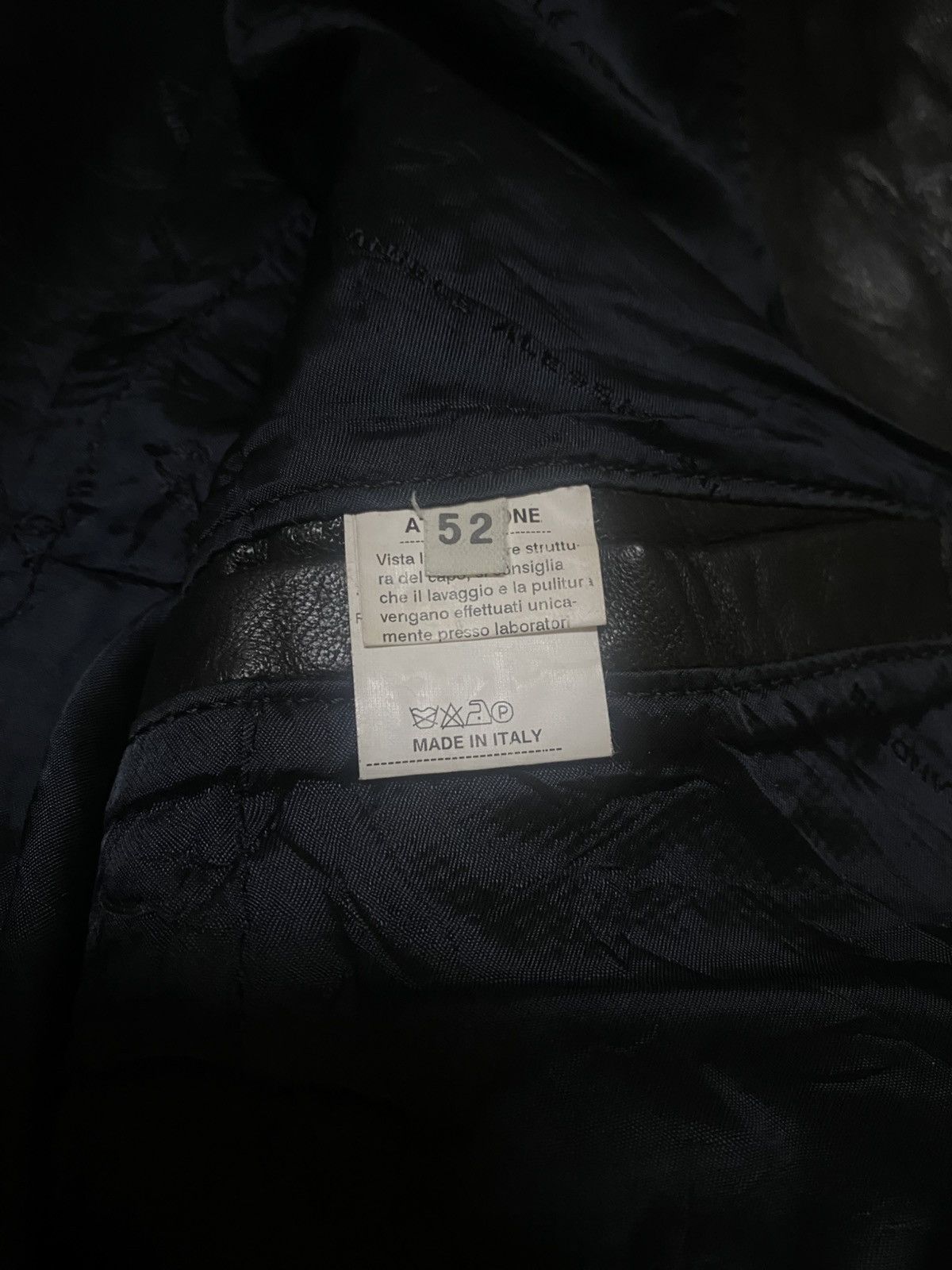 Daniele Alessandrini Danielle Alessandrini Side Pleated Bikers Leather Jacket Size US M / EU 48-50 / 2 - 11 Thumbnail