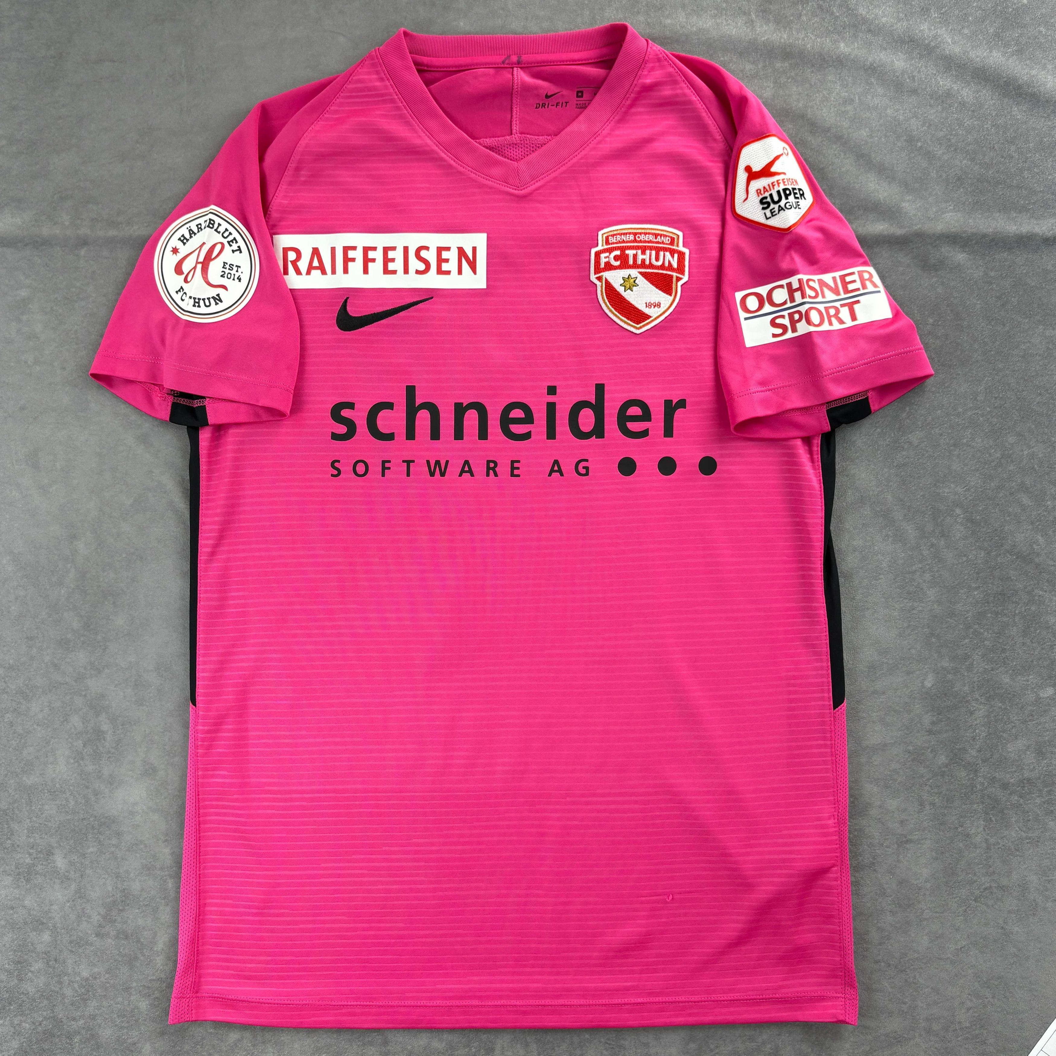 Nike FC Thun 2018-19 Nike Francesco Ruberto football jersey sz M Size US M / EU 48-50 / 2 - 2 Thumbnail
