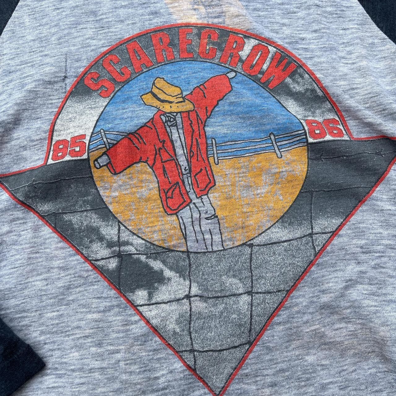 Vintage VTG 1996 scarecrow john cougar mellencam raglan baseball tee Size US M / EU 48-50 / 2 - 2 Thumbnail