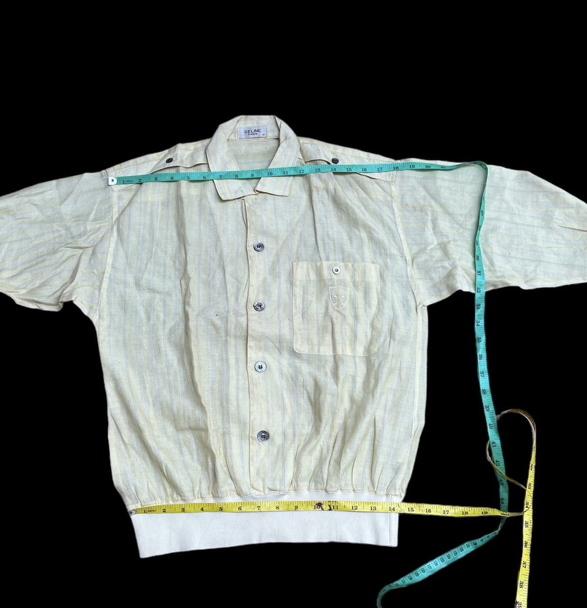 Celine Vintage Celine Paris Linen Jacket Unisex Size US M / EU 48-50 / 2 - 7 Thumbnail