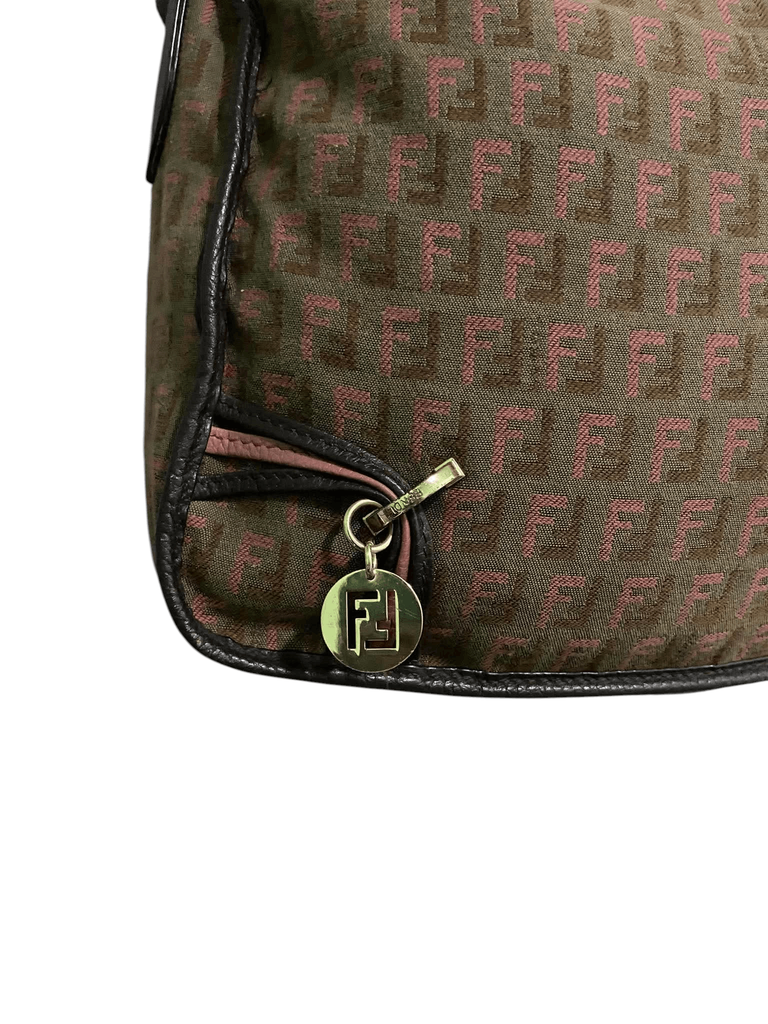 Fendi Vintage Late 2000's Fendi Zucchino Canvas Messenger Bag Size ONE SIZE - 6 Thumbnail