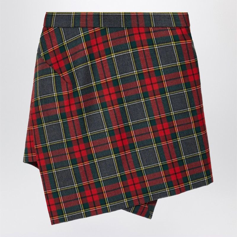 スカート Vivienne Westwood Wool mini skirt with tartan pattern Vivienne Westwood Wool Tartan Cut Off Mini Skirt | Harrods US