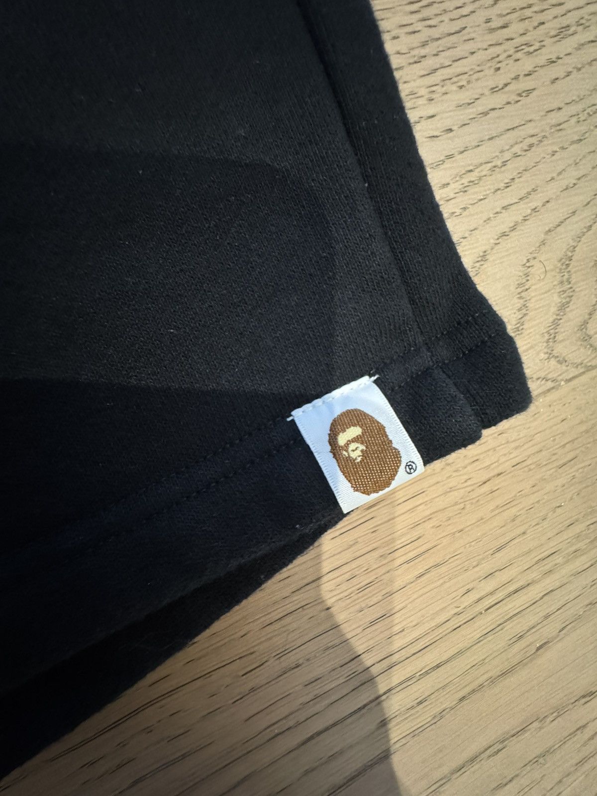 Bape Bape Split Camo Shark Sweat Shorts Black/Green – Size L Size US 36 / EU 52 - 5 Thumbnail
