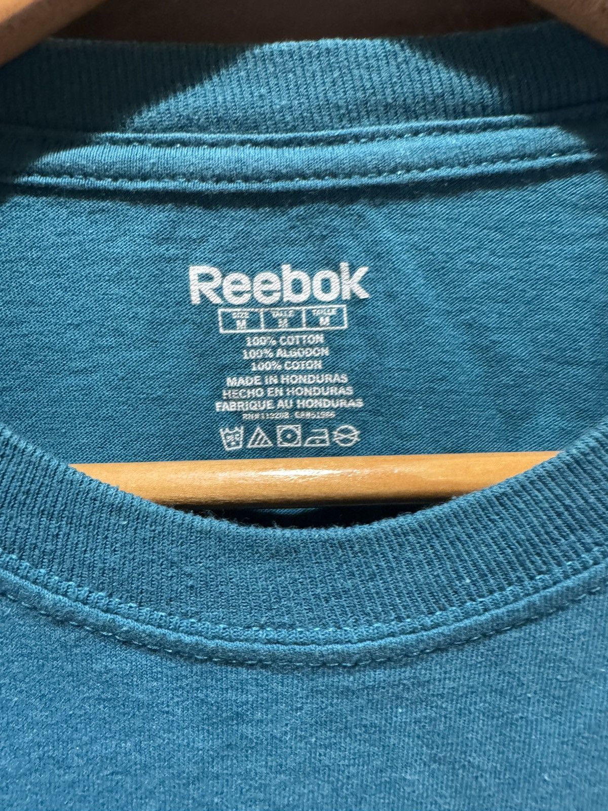 NHL Vintage Sharks NHL 2010s Long Sleeve Reebok Teal Black Size US M / EU 48-50 / 2 - 3 Thumbnail