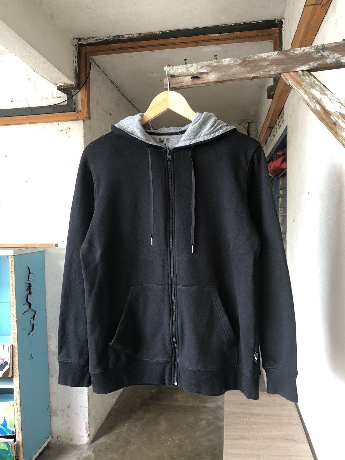Katharine Hamnett London Katharine Hamnett London Minimalist Zip Up Hoodie Size US L / EU 52-54 / 3 - 5 Thumbnail