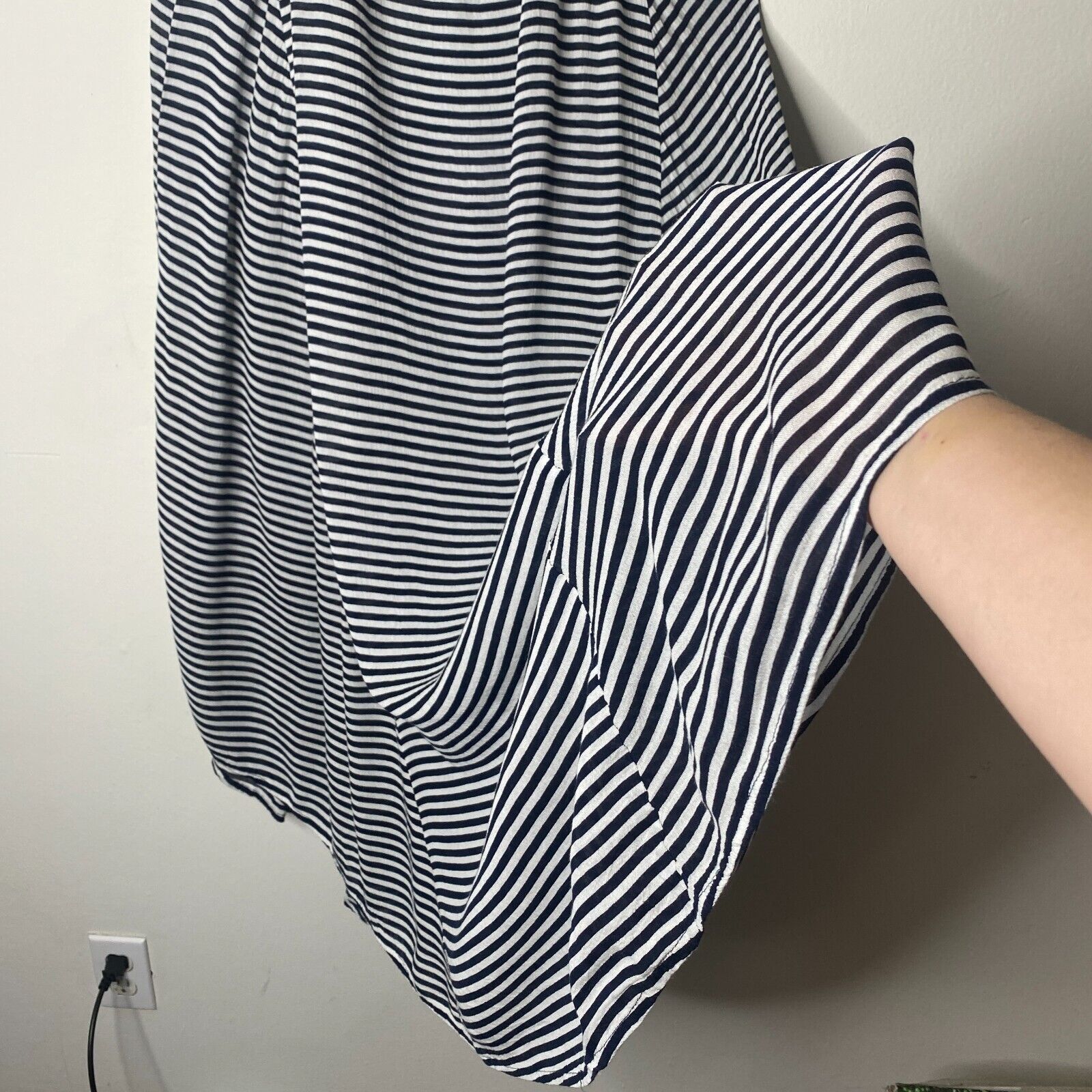 Other Mudpie Navy & White Thin Striped Sleeveless Tank Dress S Size S / US 4 / IT 40 - 6 Thumbnail