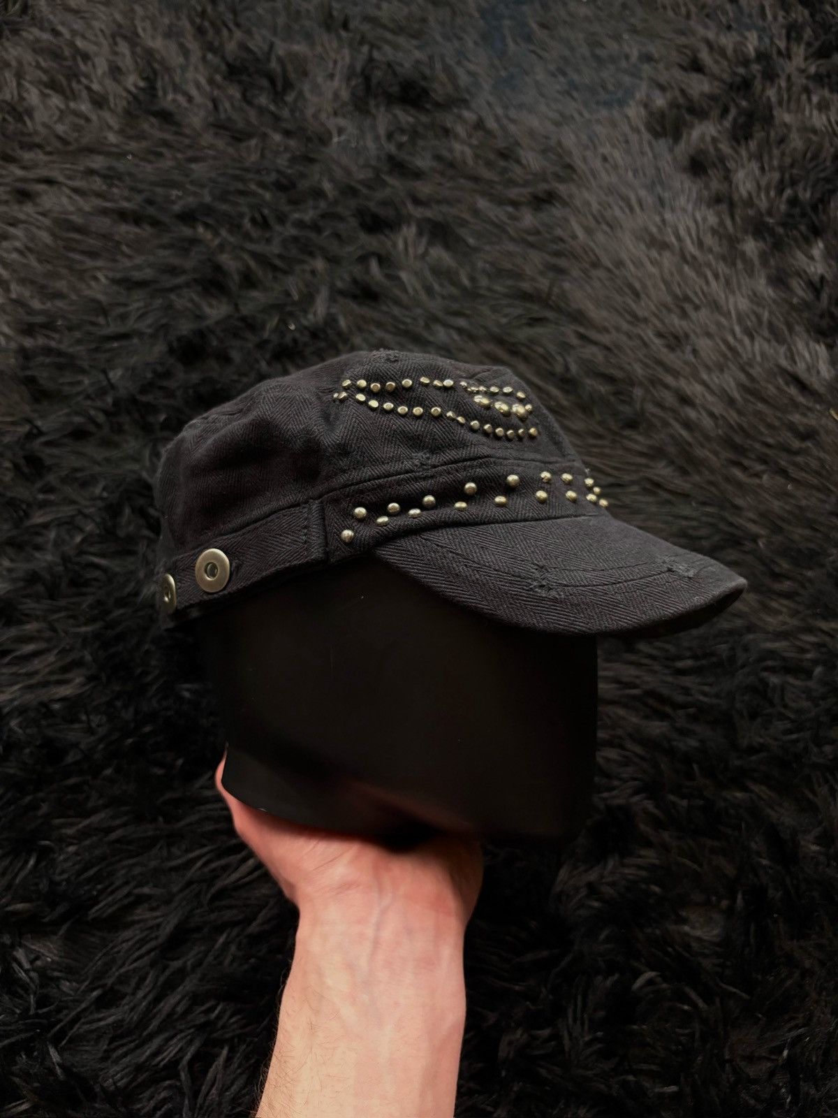 Le Grande Bleu (L.G.B.) LGB Style Archive Avant Garde Military Cap Hat Size ONE SIZE - 1 Thumbnail